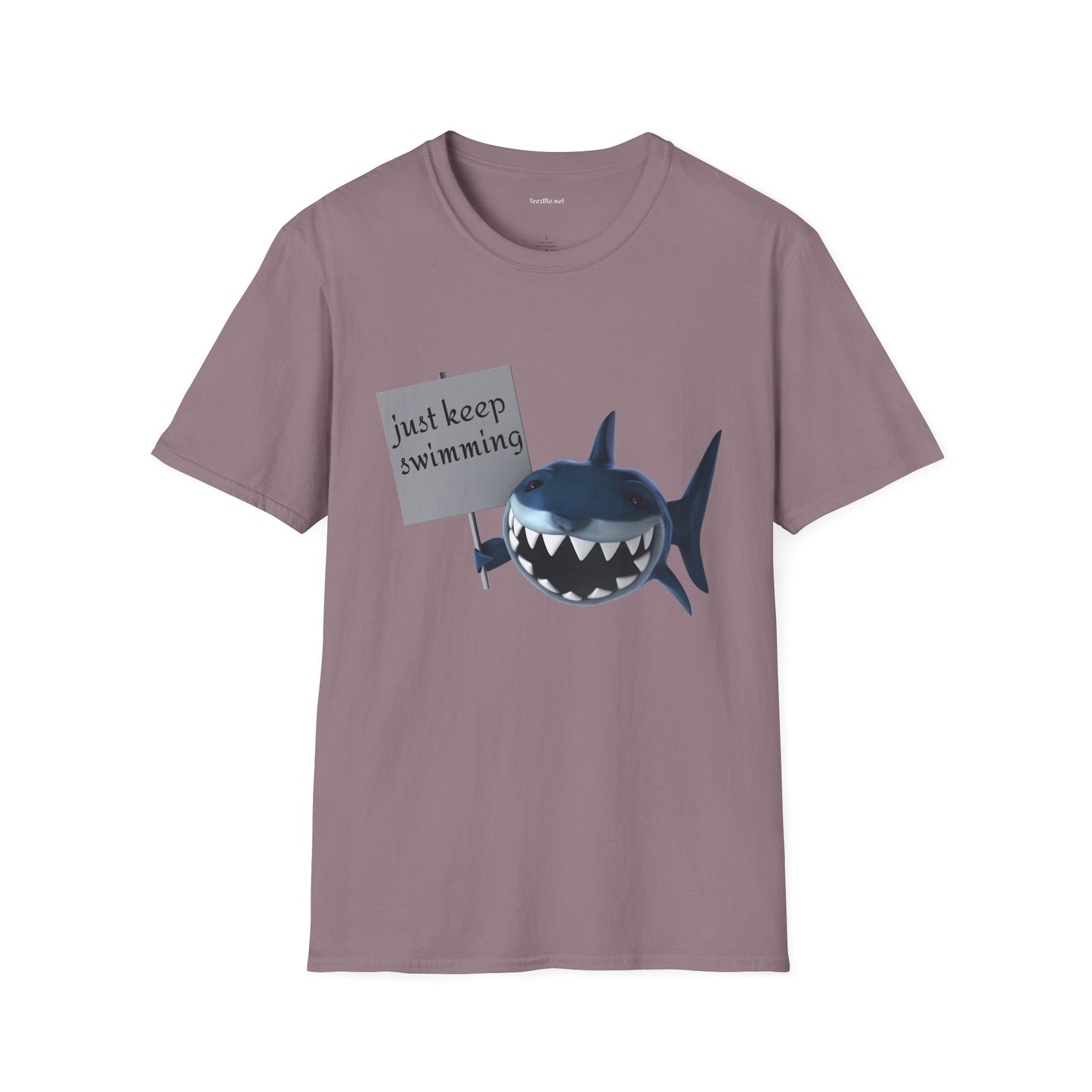 Just keep swimming - Unisex Softstyle T-Shirt 100% Cotton Graphic