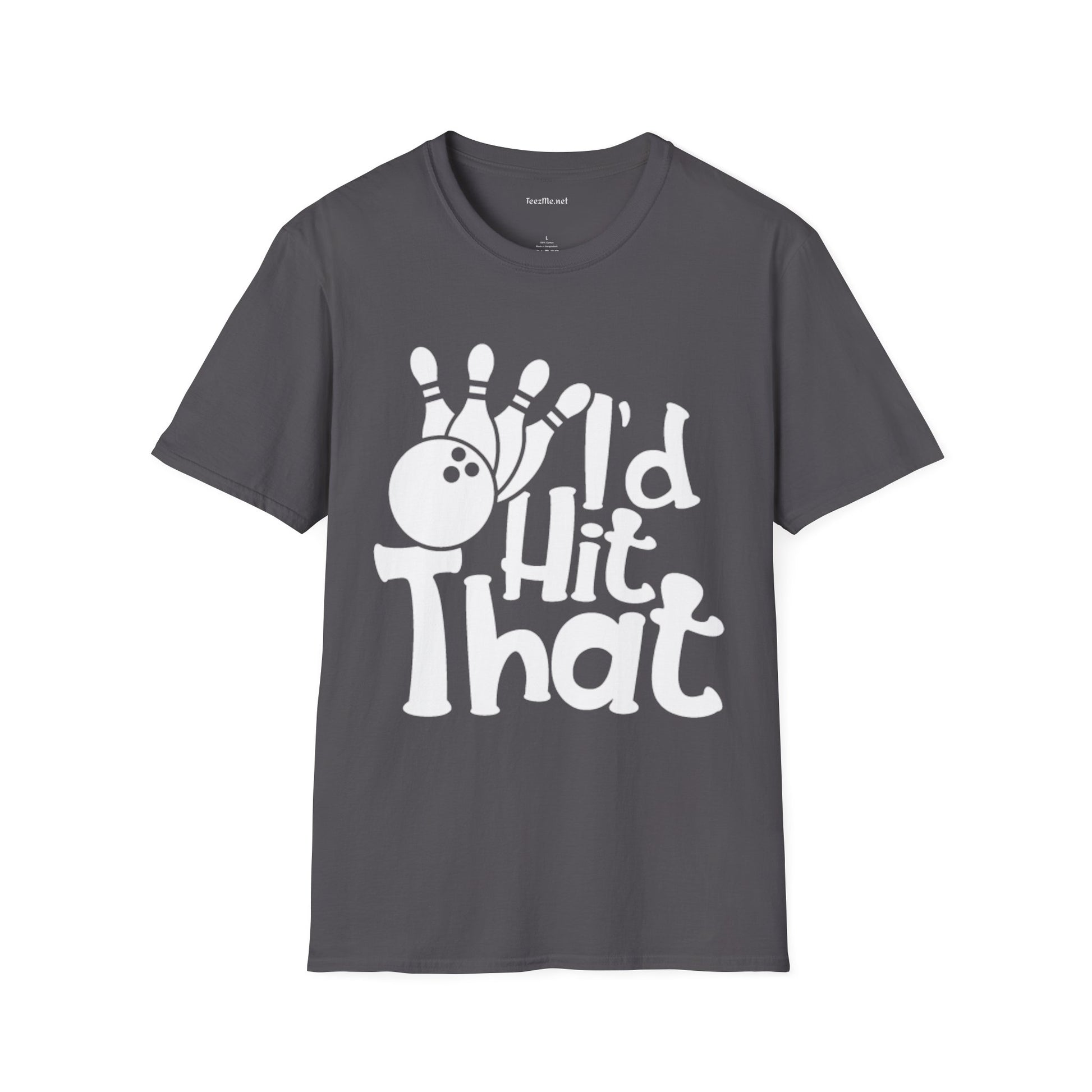 I'd Hit That (Bowling) Unisex Softstyle T-Shirt 100% Cotton