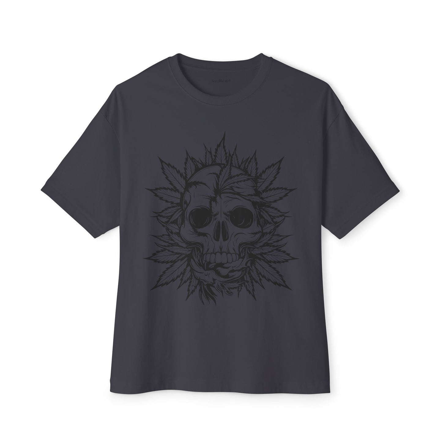 Weed Skull - Unisex Oversized Boxy Tee