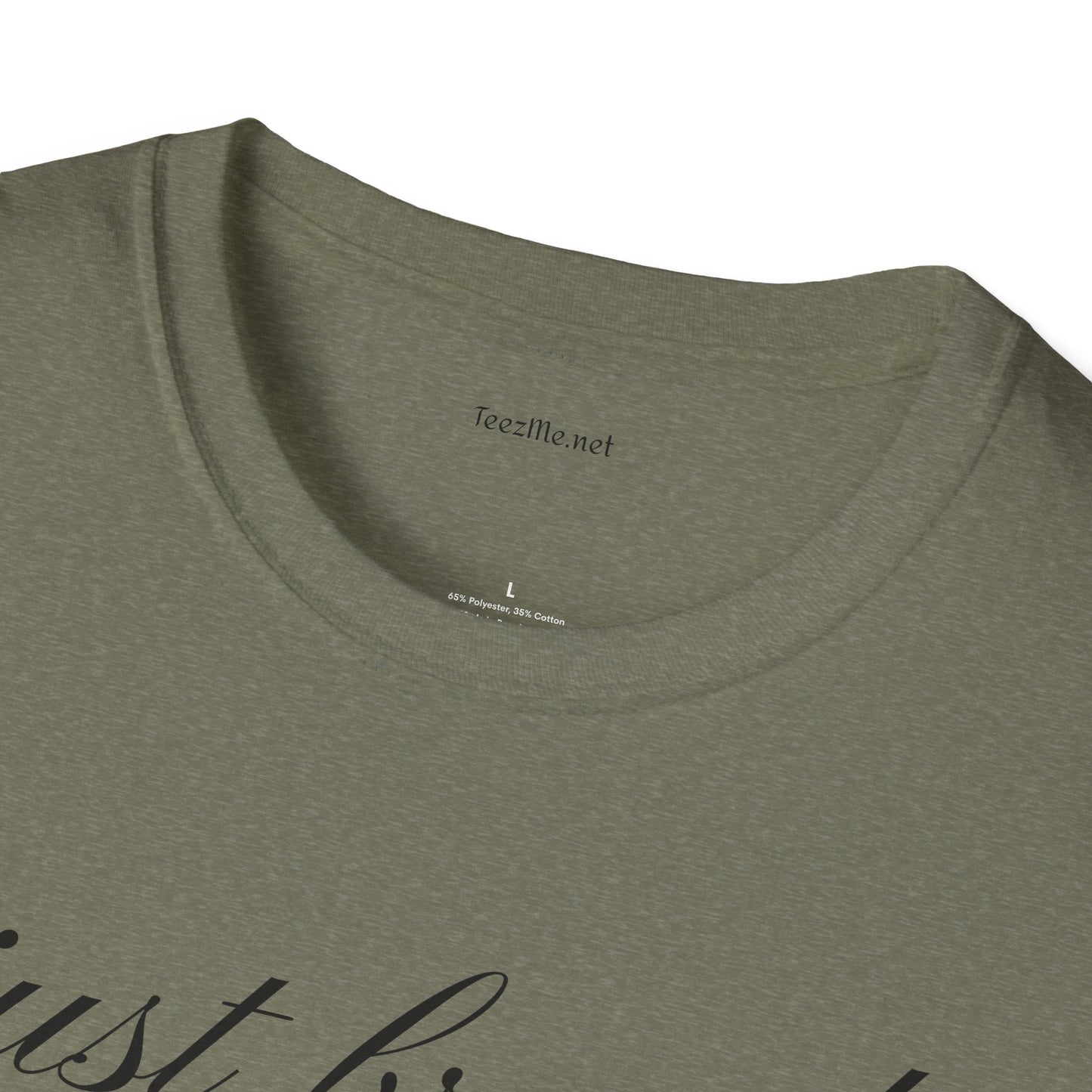 Just breathe - Unisex Softstyle T-Shirt 100% Cotton Graphic