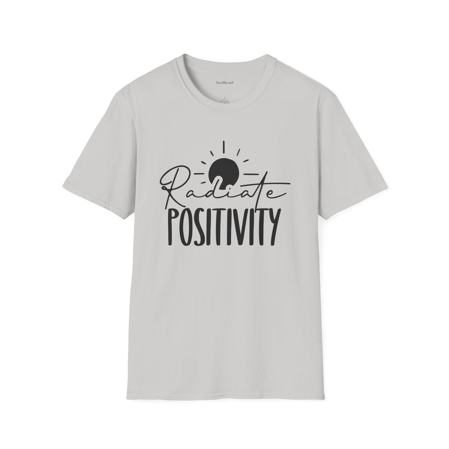 Radiate Positivity Unisex Soft Style T-Shirt 100% Cotton Graphic