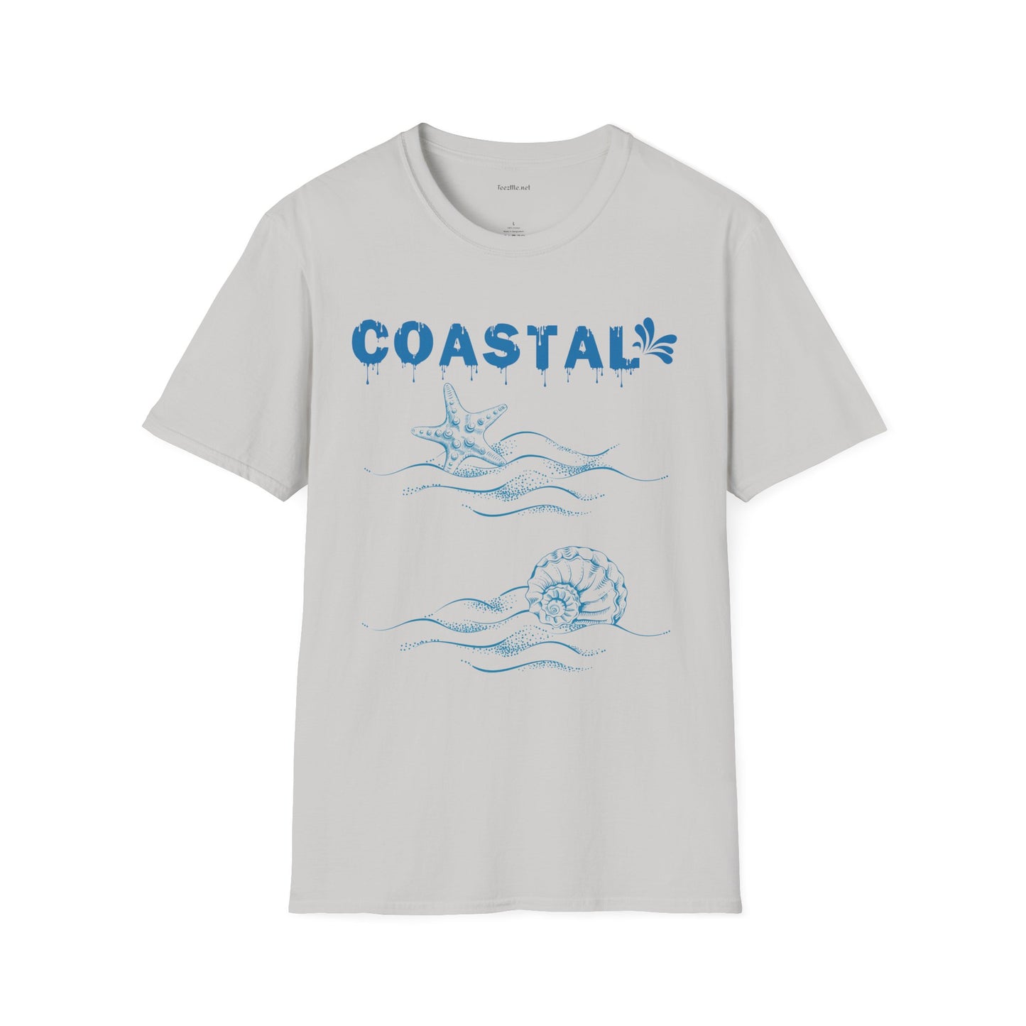 Coastal Unisex Softstyle T-Shirt 100% Cotton Graphic