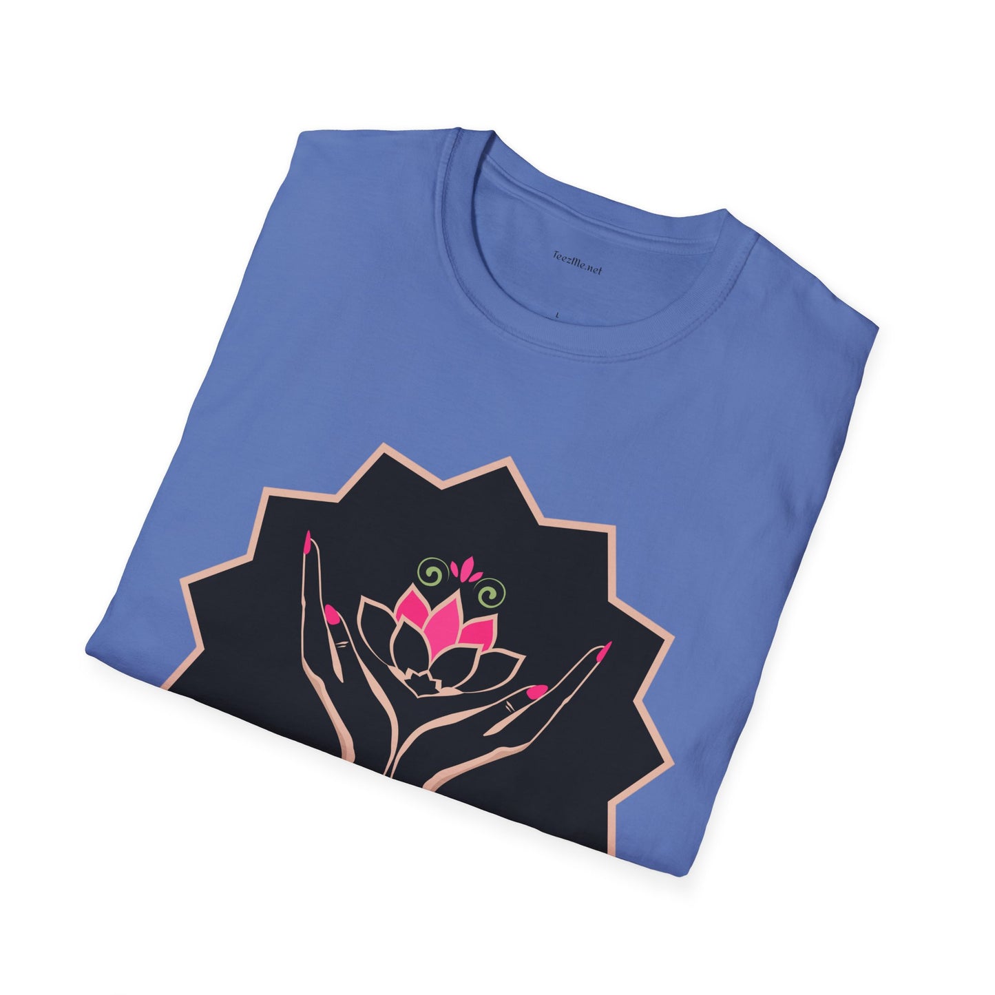 Pink Lotus - Unisex Softstyle T-Shirt 100% Cotton Graphic