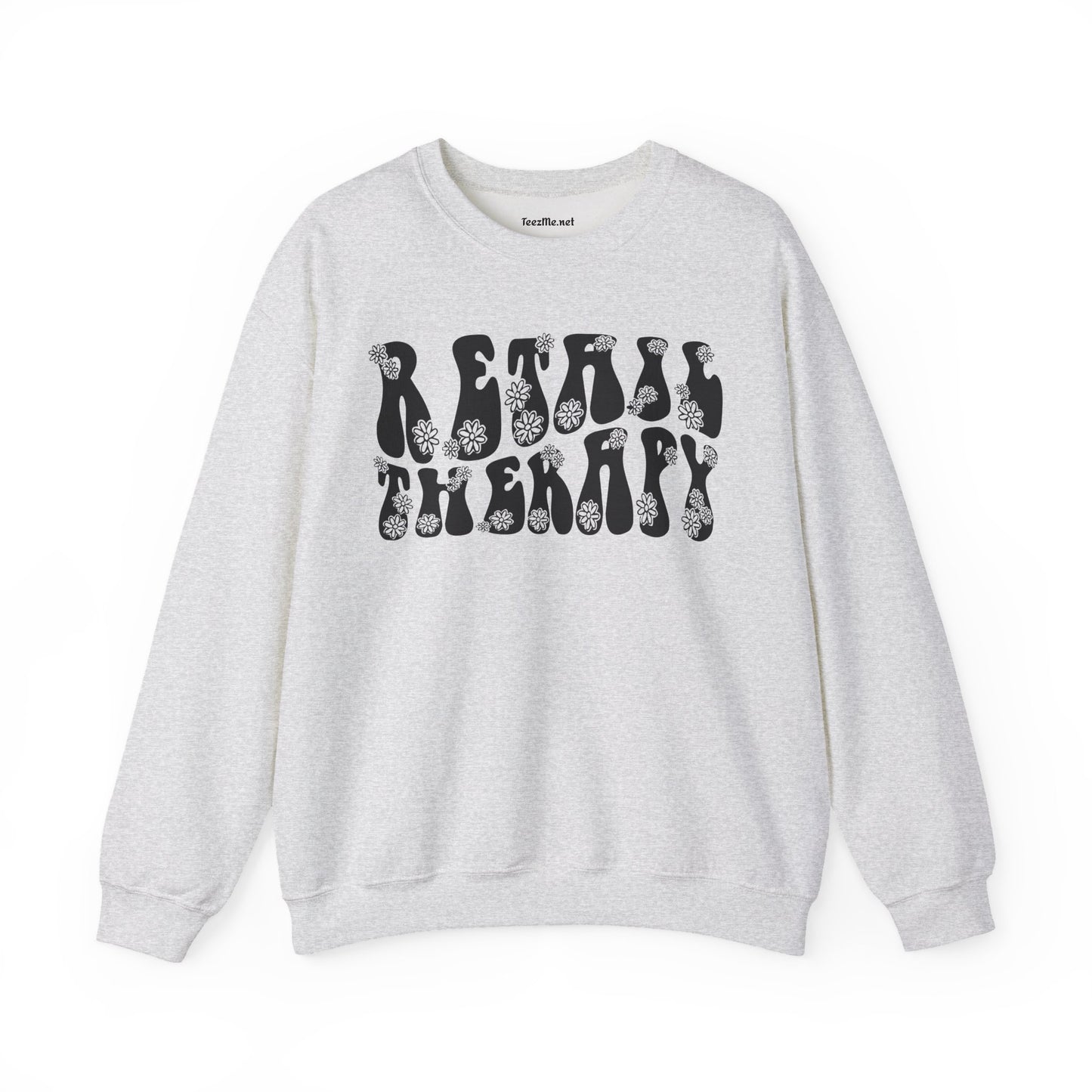 Retail Therapy Retro 01 Unisex Heavy Blend™ Crewneck Sweatshirt Graphic