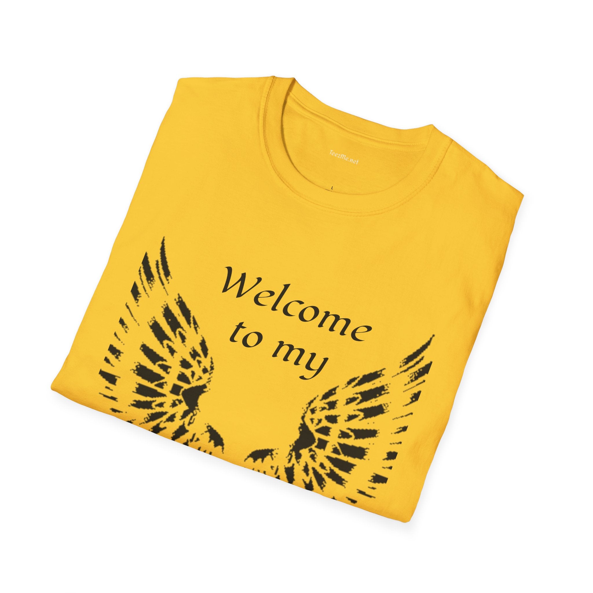 Welcome to my DARKSIDE - Unisex Softstyle T-Shirt 100% Cotton Graphic