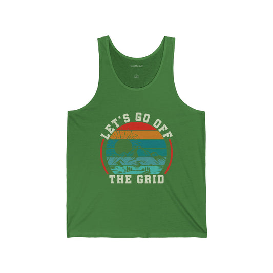 Let's Go Off The Grid - Unisex Jersey Tank