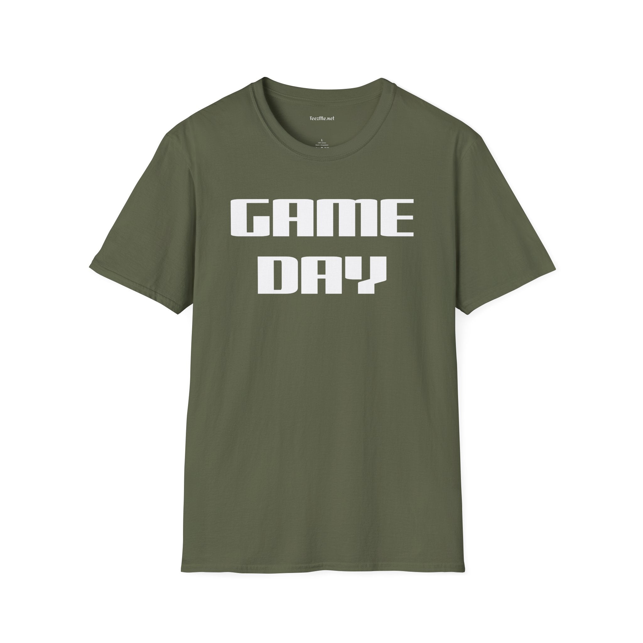 Game Day Unisex Softstyle T-Shirt 100% Cotton Graphic