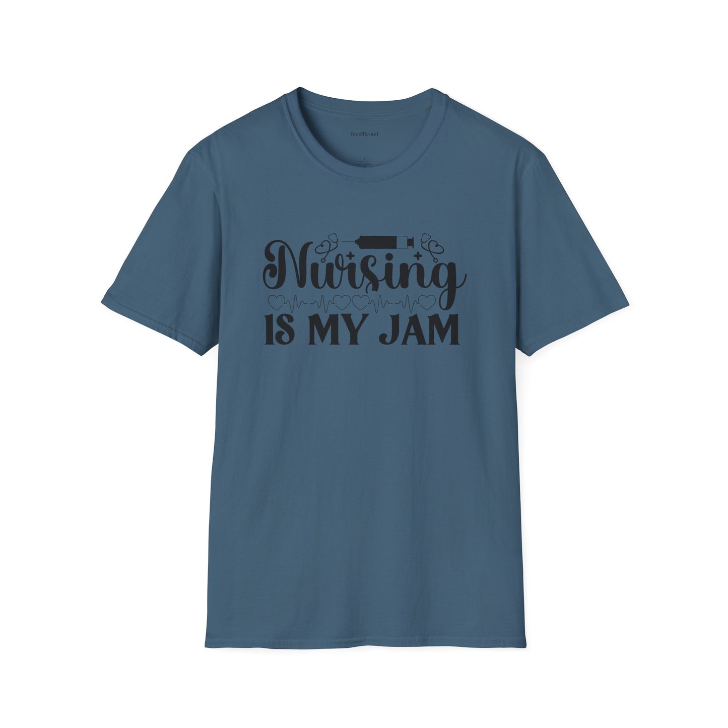 Nursing is my Jam Unisex Softstyle T-Shirt 100% Cotton Graphic