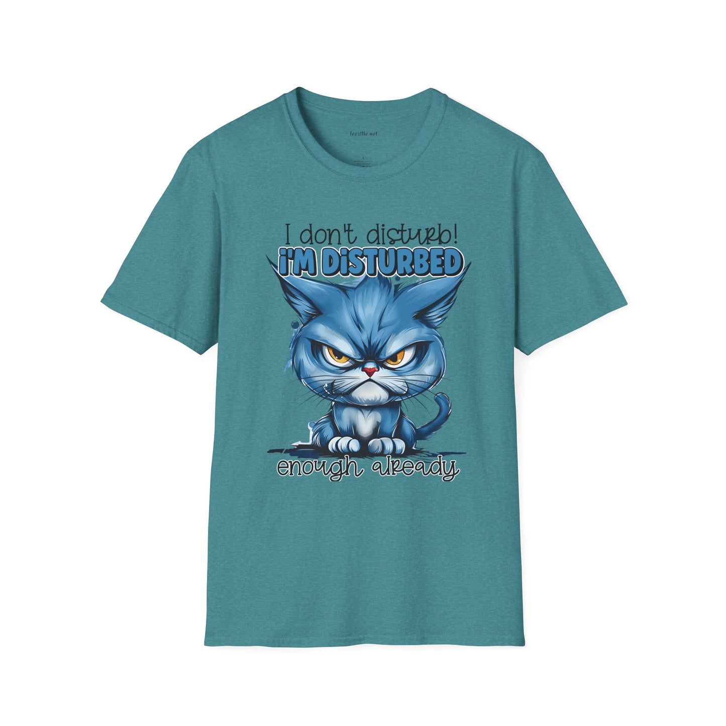 I don't Disturb Unisex Softstyle T-Shirt 100% Cotton Graphic