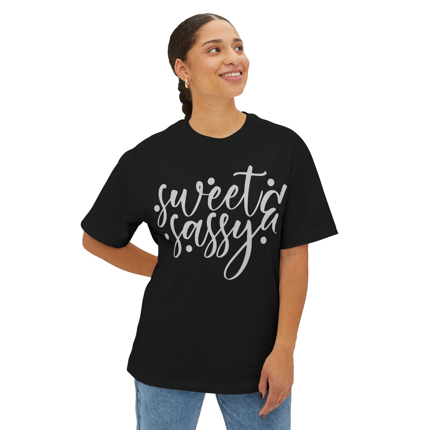 Sweet & Sassy Unisex Oversized Boxy Tee
