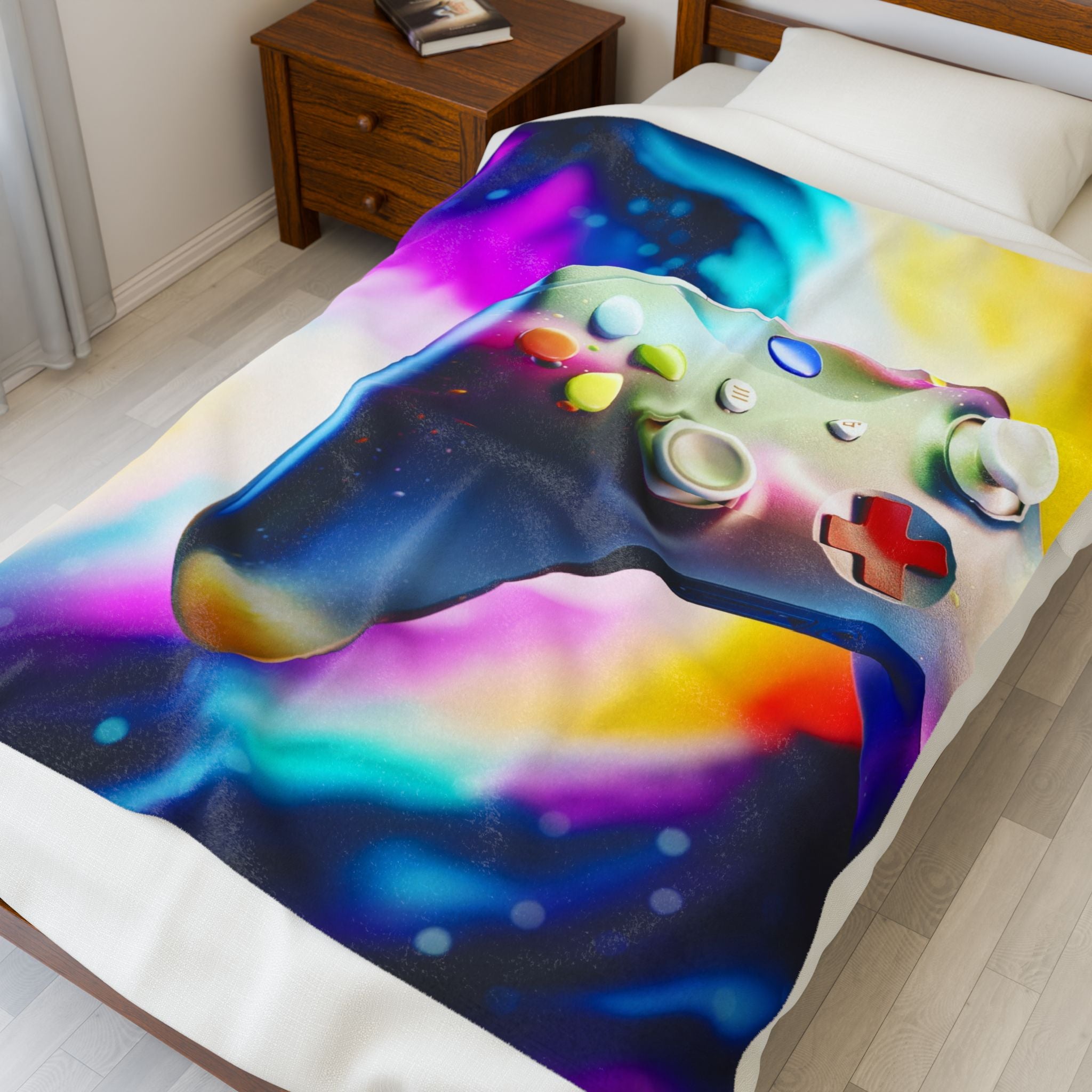 Video Game Velveteen Plush Blanket