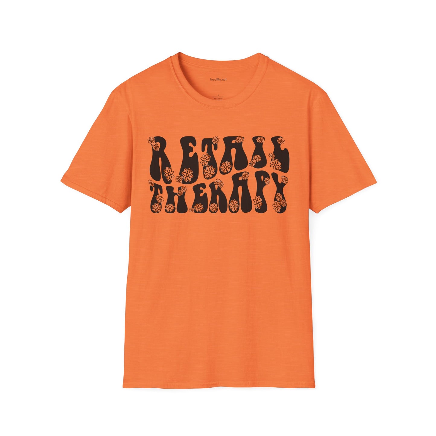 Retail Therapy Retro Unisex Softstyle T-Shirt 100% Cotton Graphic