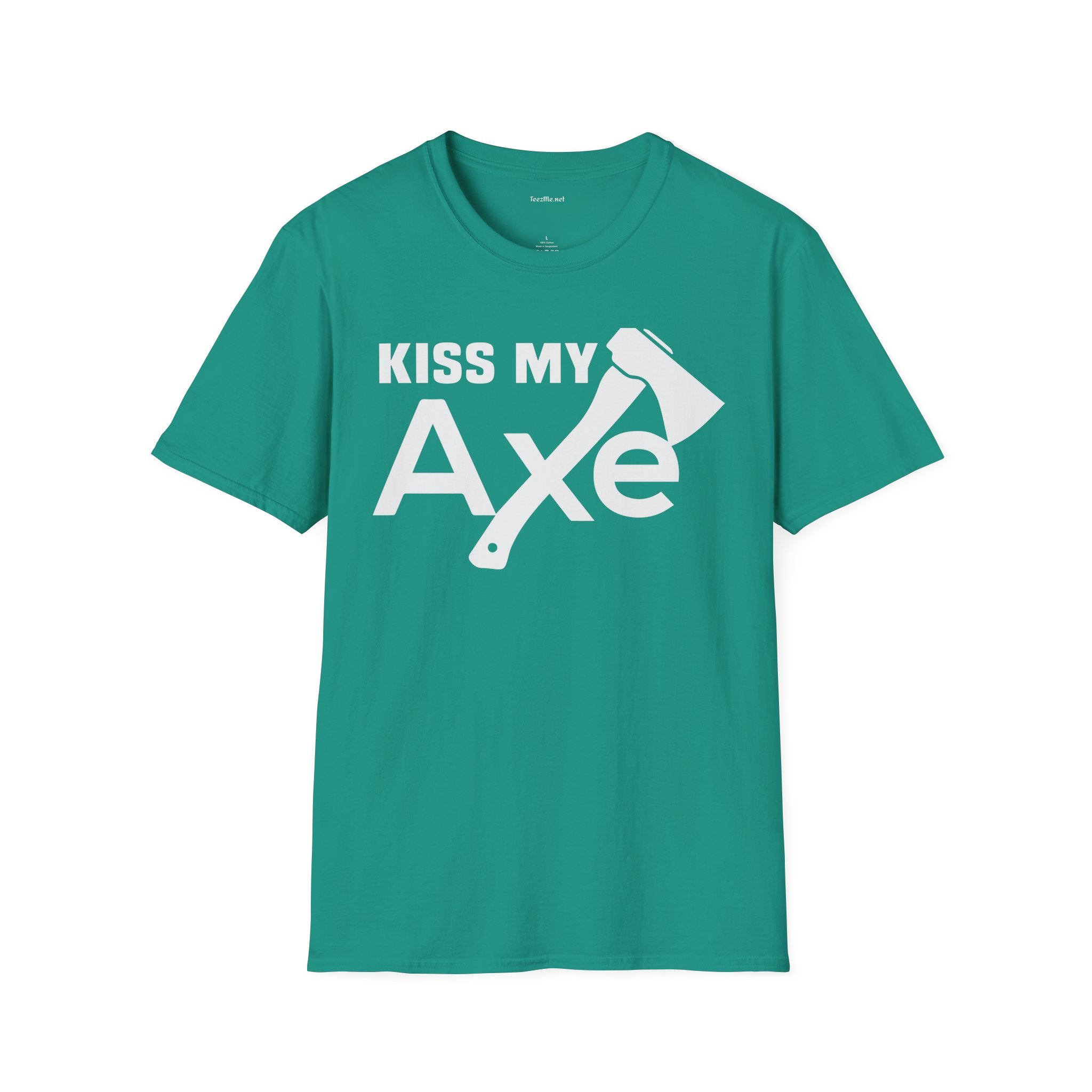 Kiss My Axe - Unisex Softstyle T-Shirt 100% Cotton Graphic