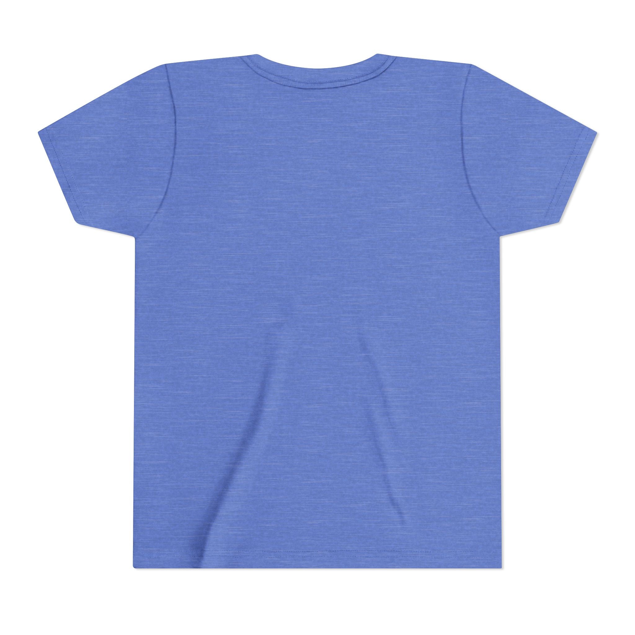 Youth Cheer T‑Shirt – 'CHEER' Graphic with Pom Poms | Kid Cheerleader Tee for Practice & Games