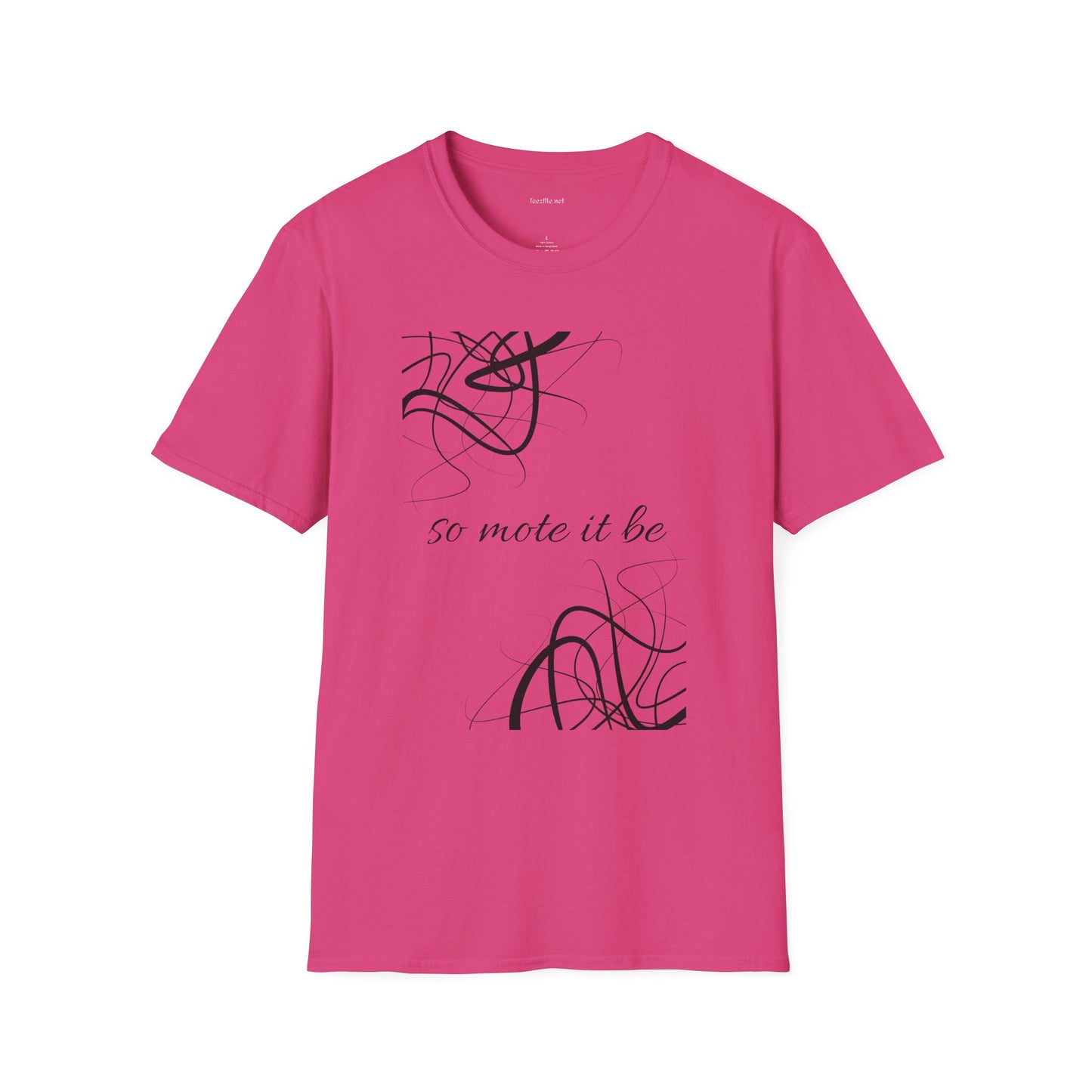 So mote it be - Unisex Softstyle T-Shirt 100% Cotton Graphic