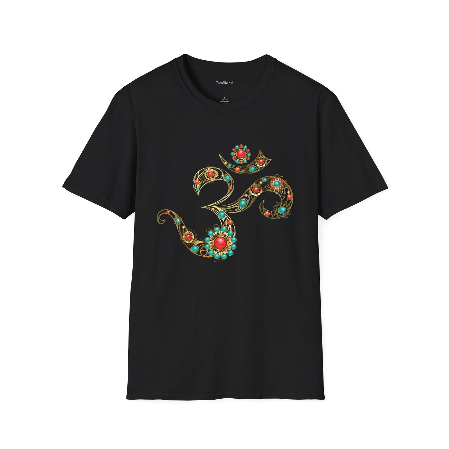 Symbol of OM Unisex Softstyle T-Shirt 100% Cotton Graphic