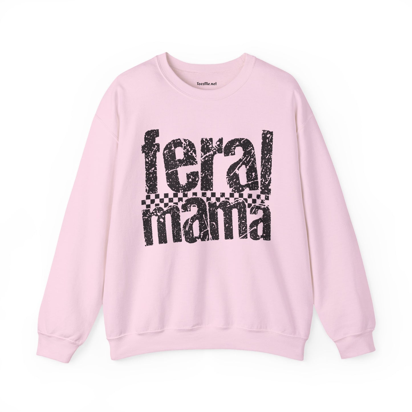 Feral Mama Unisex Heavy Blend™ Crewneck Sweatshirt Graphic