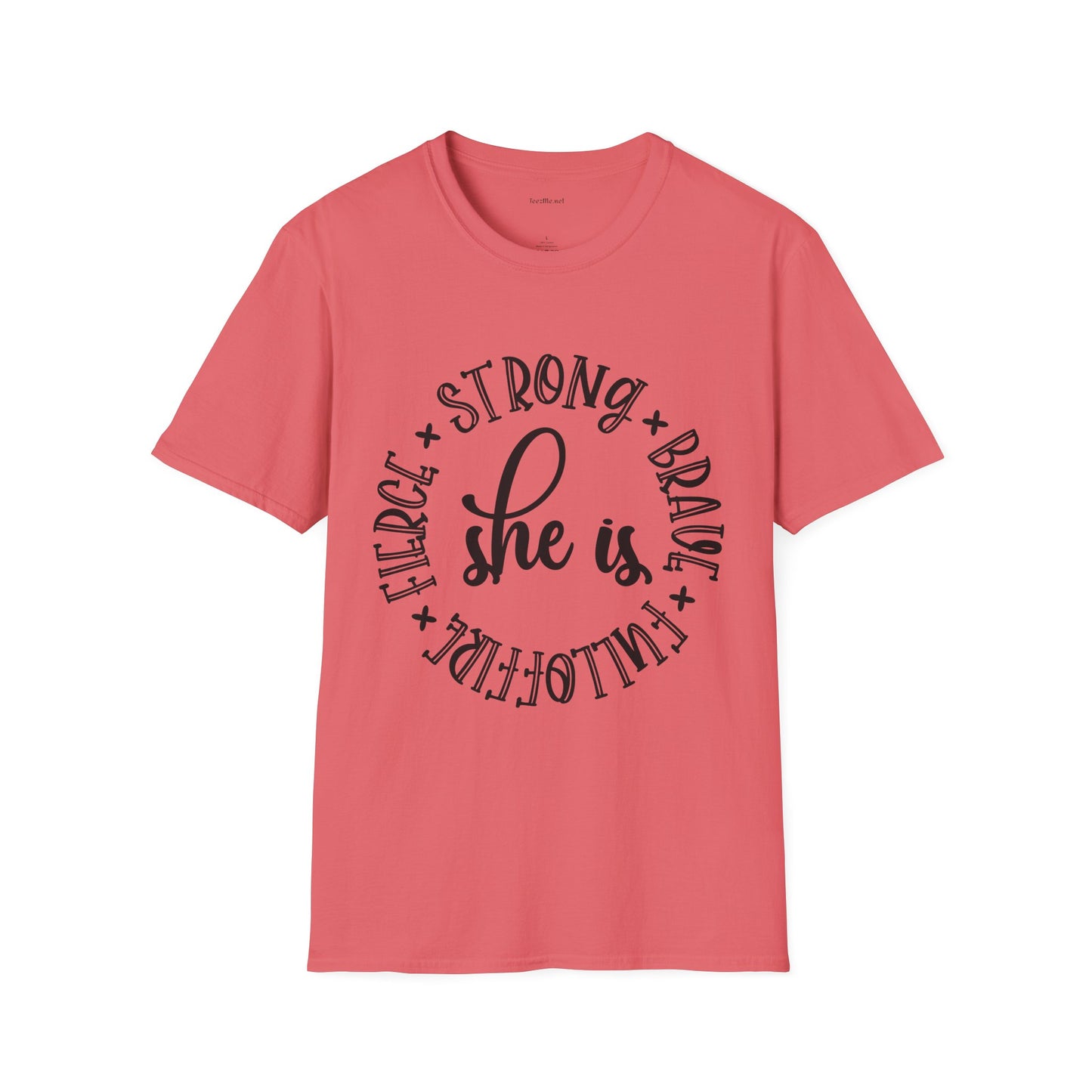She is Strong - Unisex Softstyle T-Shirt 100% Cotton Graphic