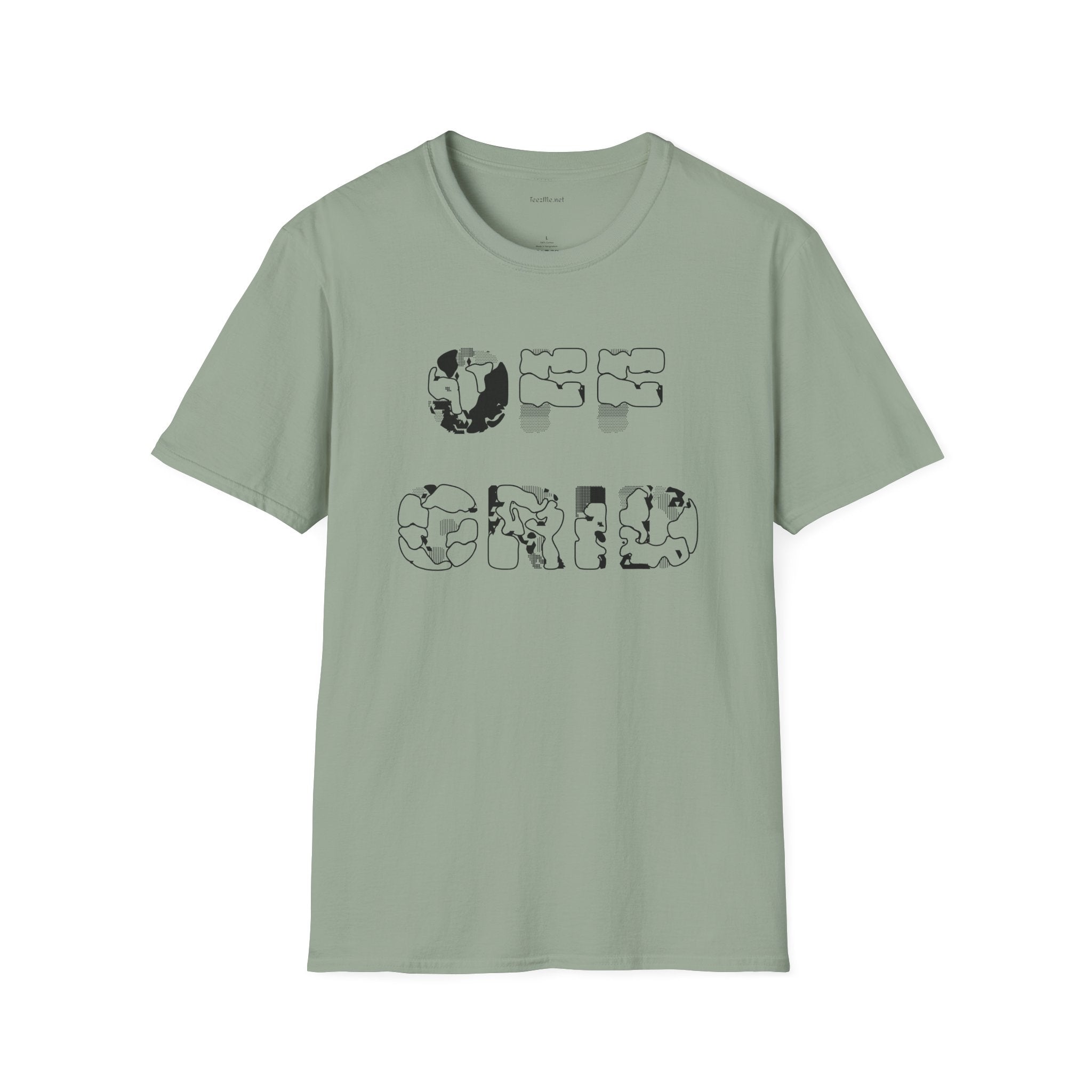 OFF GRID - Unisex Softstyle T-Shirt 100% Cotton Graphic