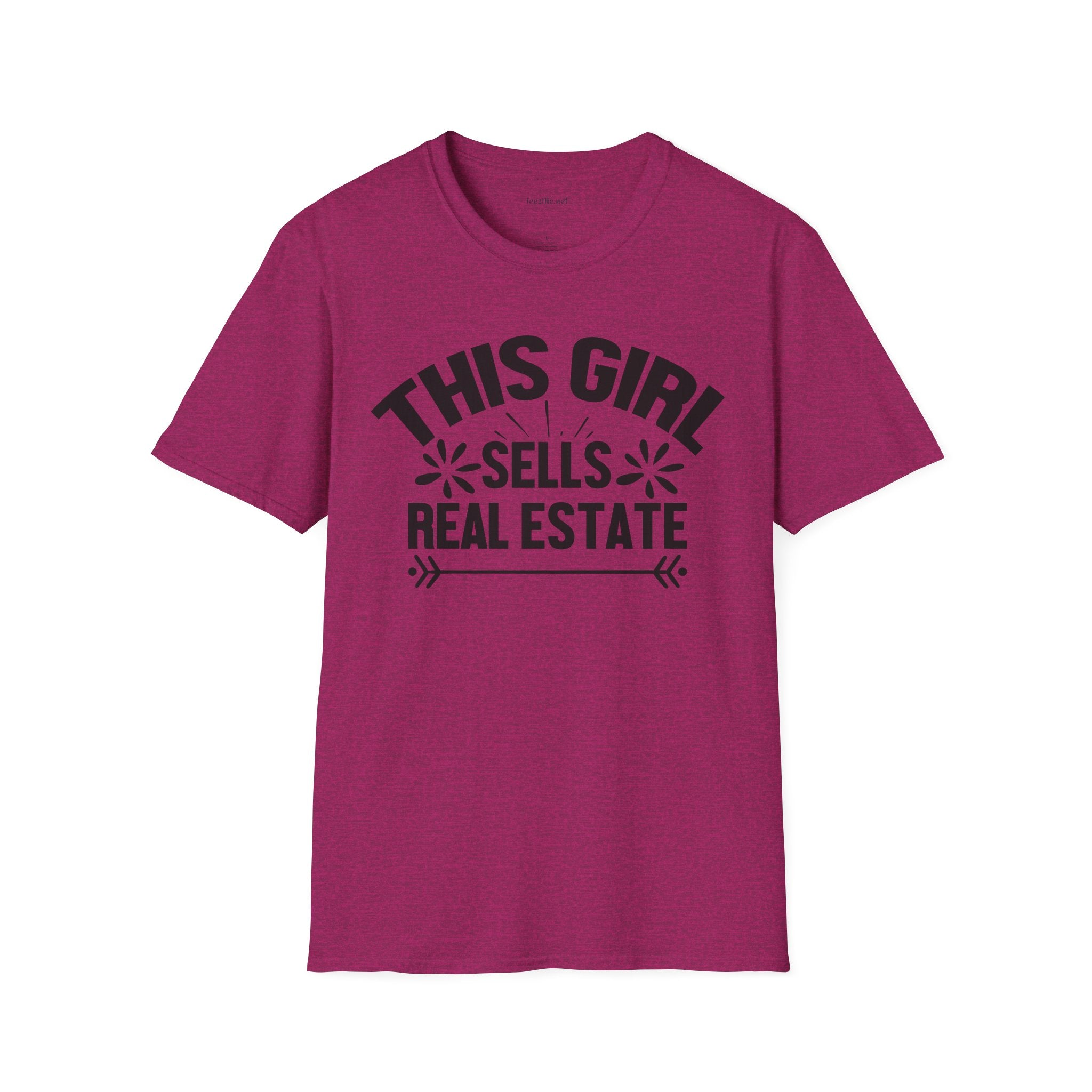 This Girl Sells Real Estate Unisex Soft Style T-Shirt 100% Cotton Graphic
