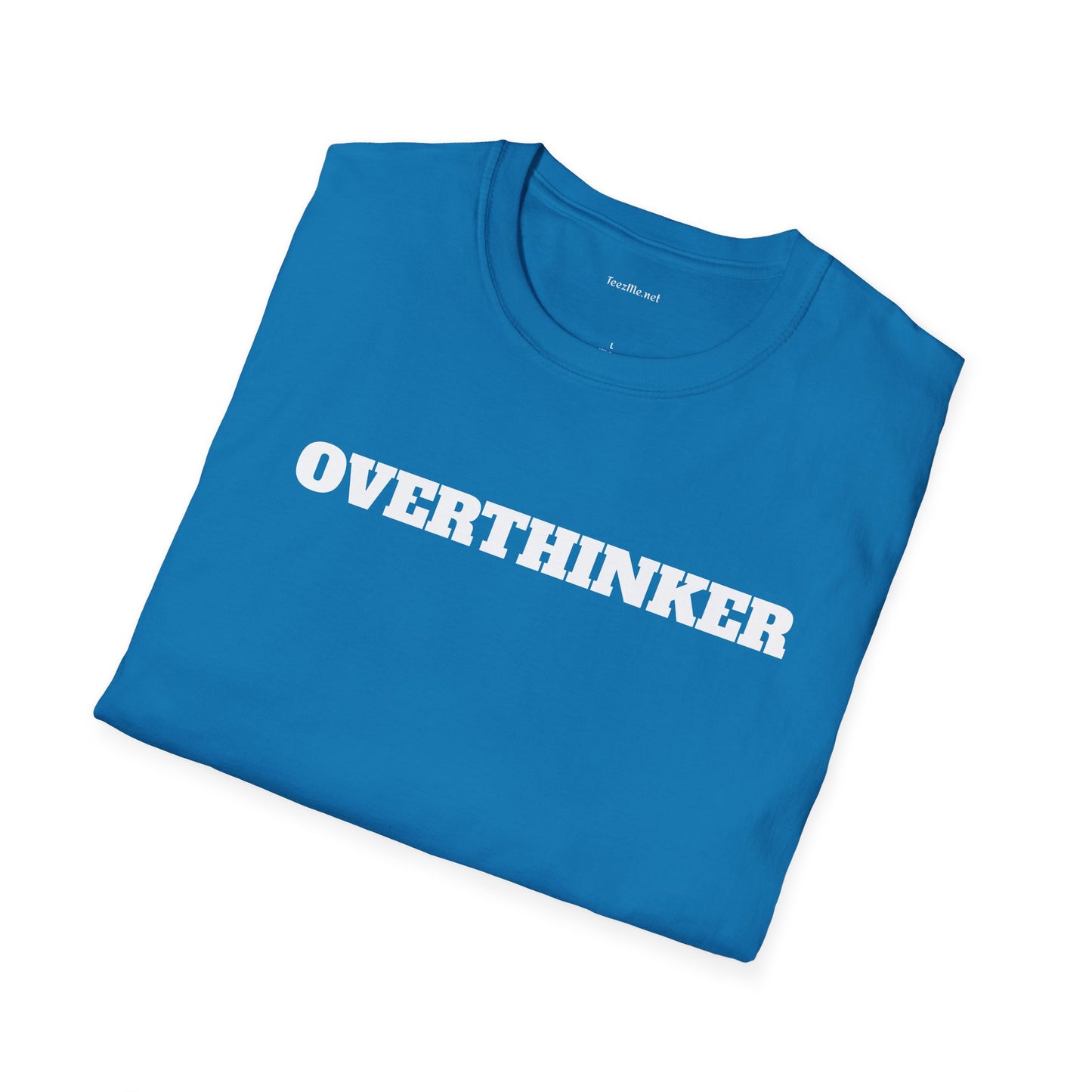 OVERTHINKER - Unisex Softstyle T-Shirt 100% Cotton Graphic