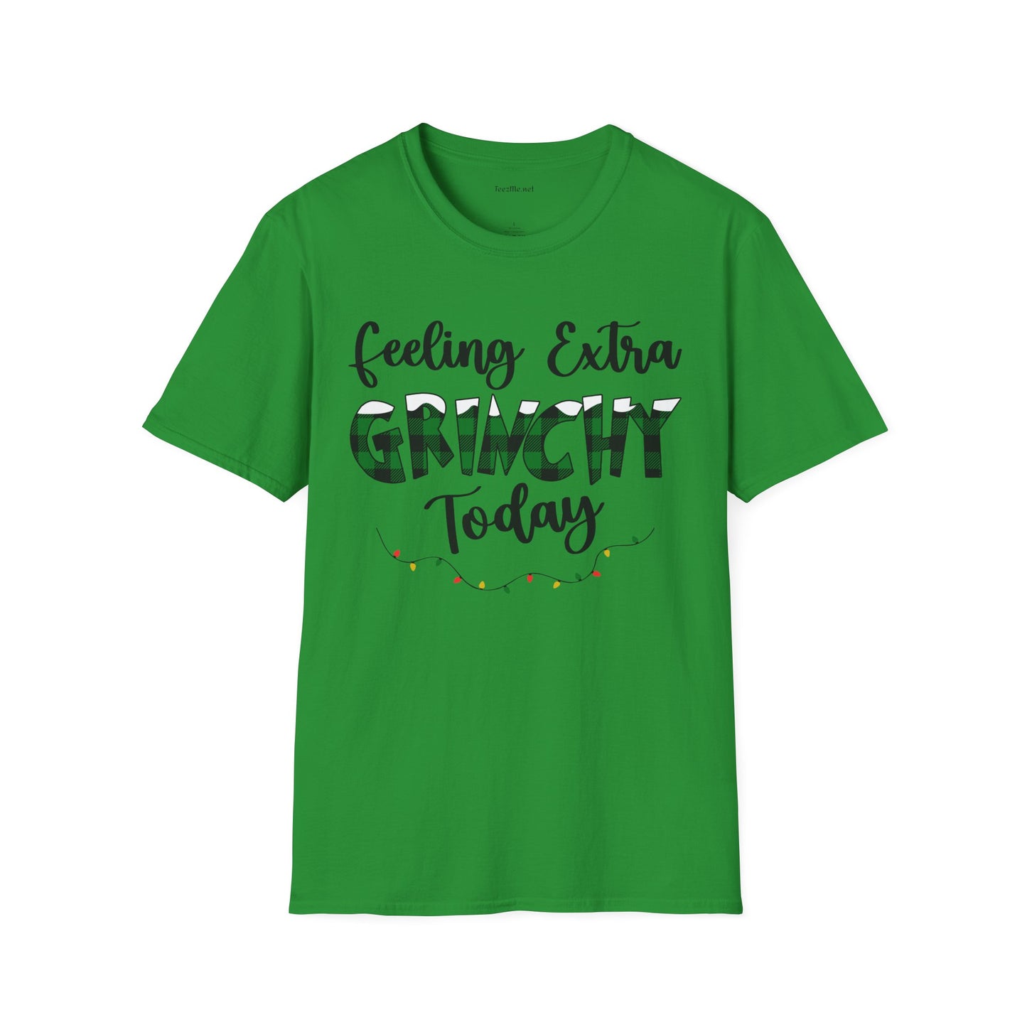 Feeling Extra Grinchy 01 Unisex Softstyle T-Shirt 100% Cotton