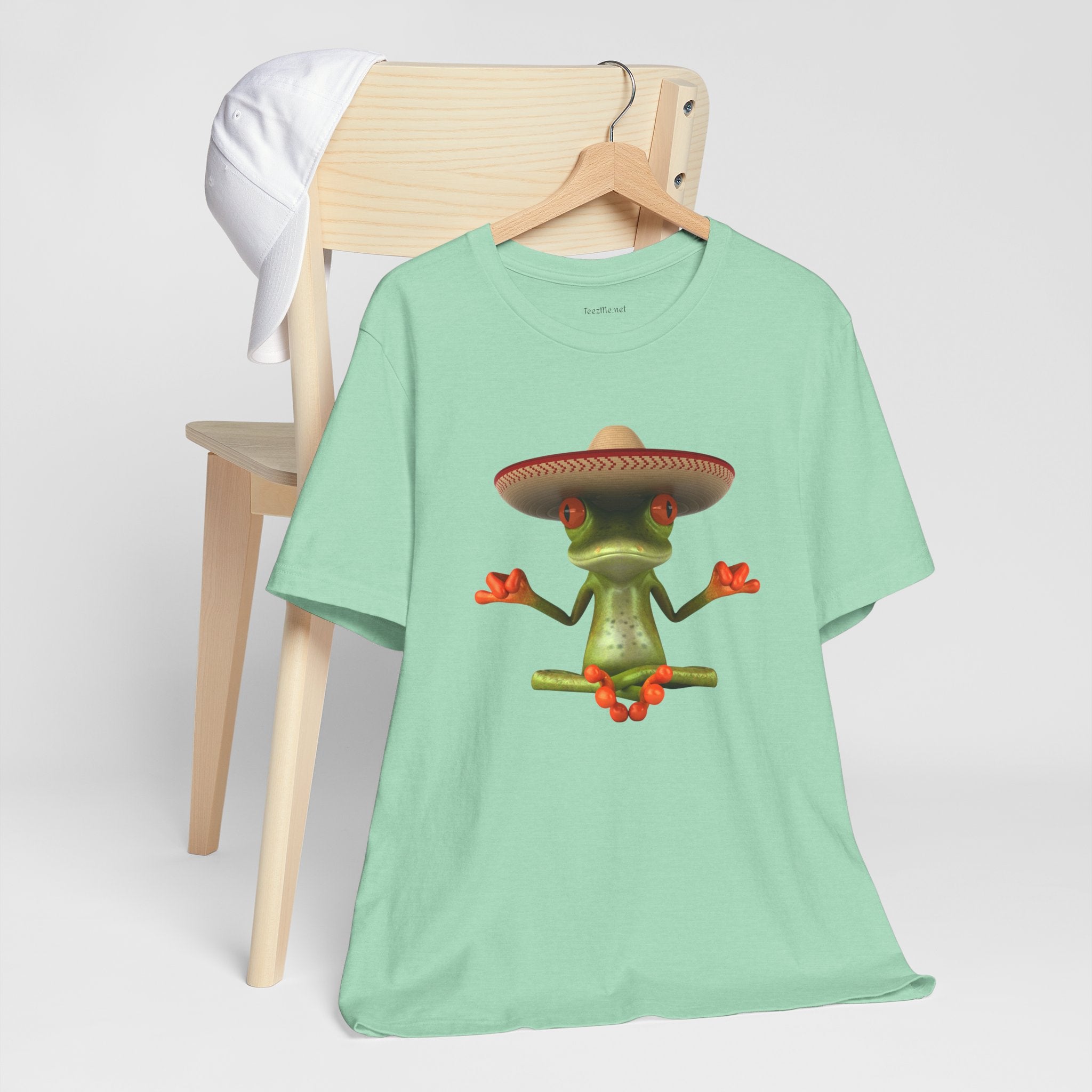 Frog Meditating - Unisex Jersey Short Sleeve Tee