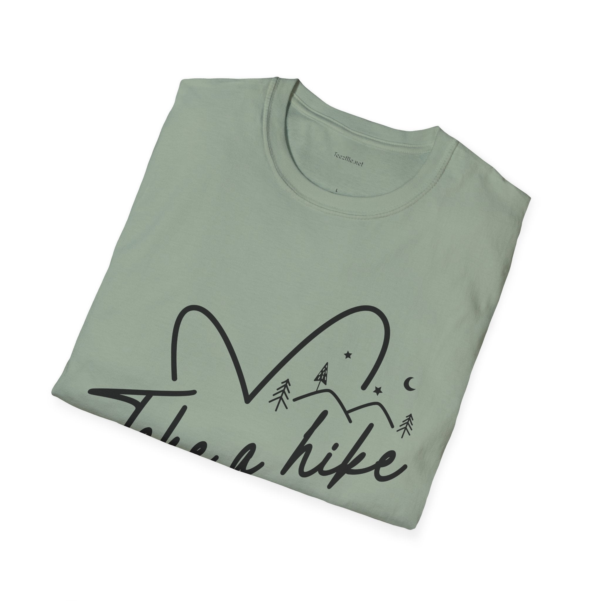 Take a Hike (black) - Unisex Softstyle T-Shirt 100% Cotton Graphic