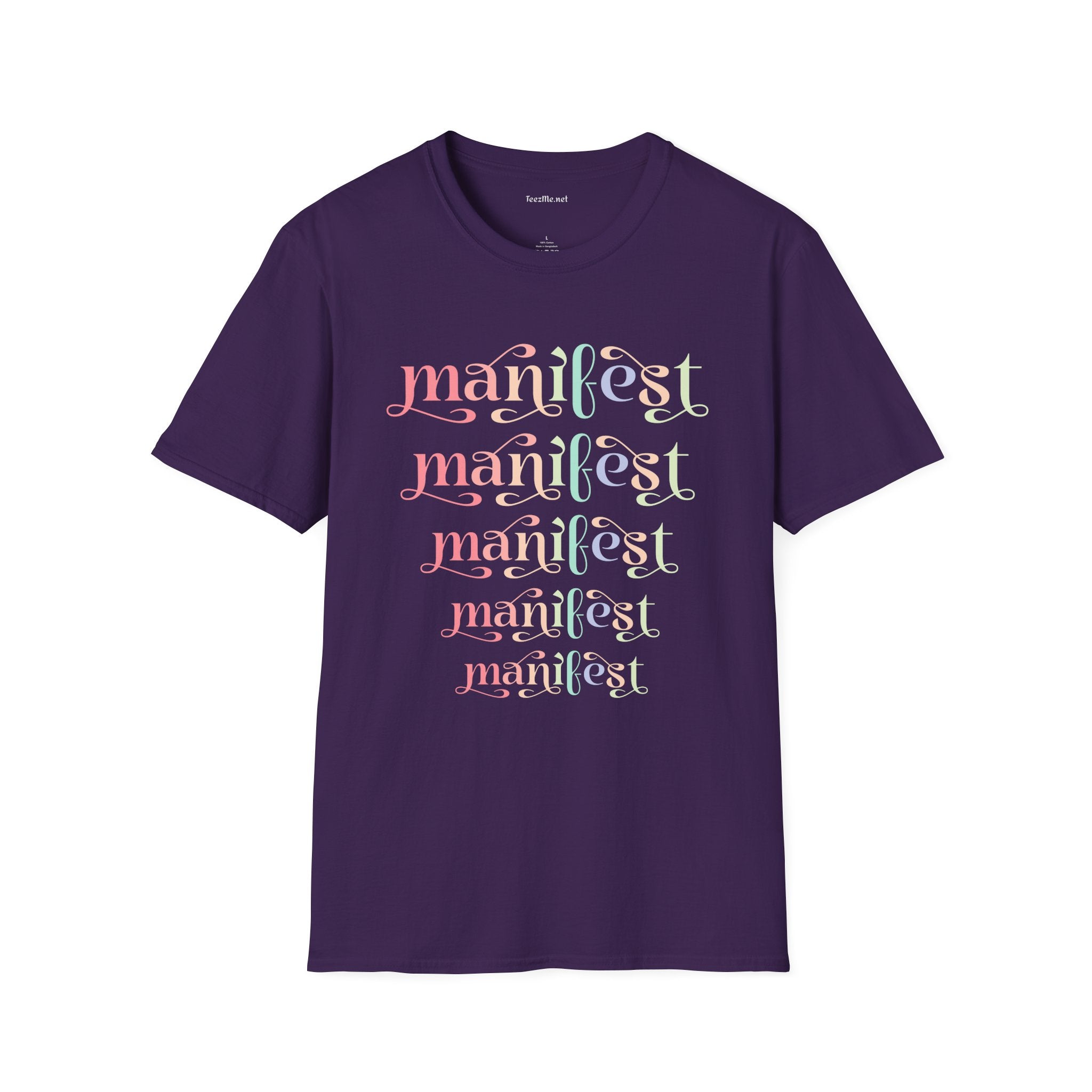 Manifest Unisex Softstyle T-Shirt 100% Cotton Graphic