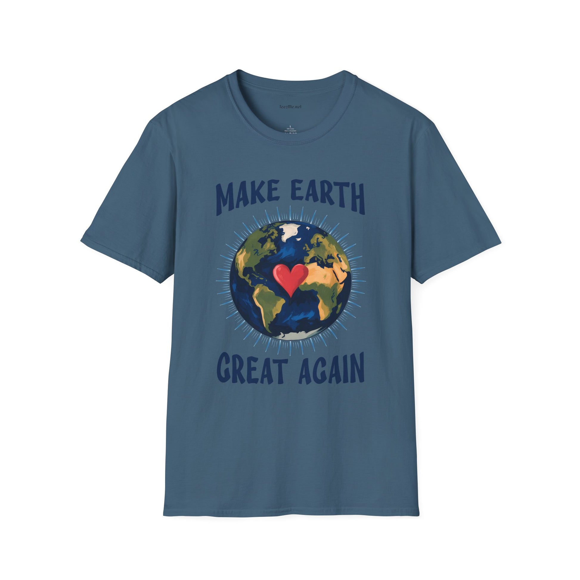 Make Earth Great 01 Unisex Softstyle T-Shirt 100% Cotton