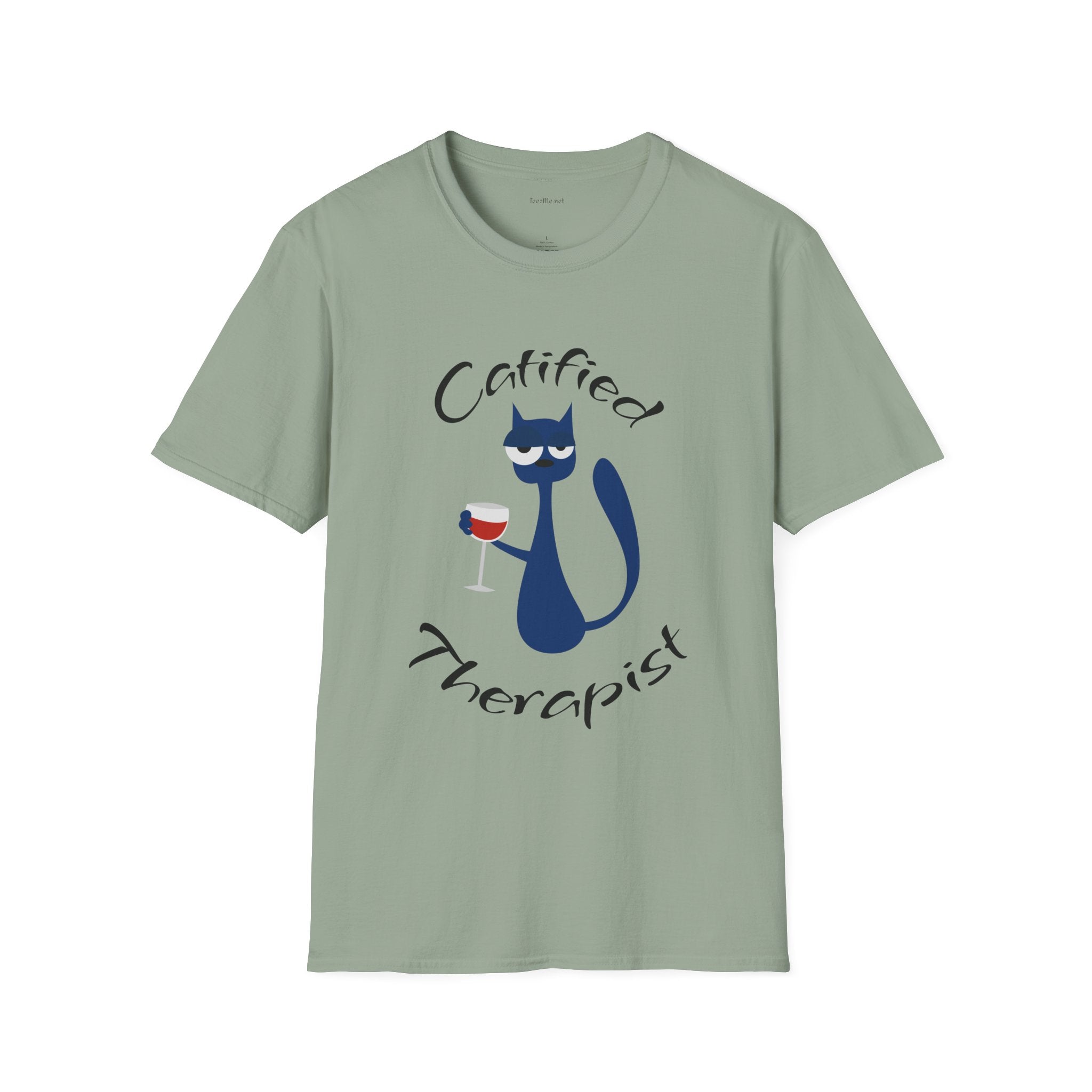 Catified Therapist - Unisex Softstyle T-Shirt 100% Cotton Graphic