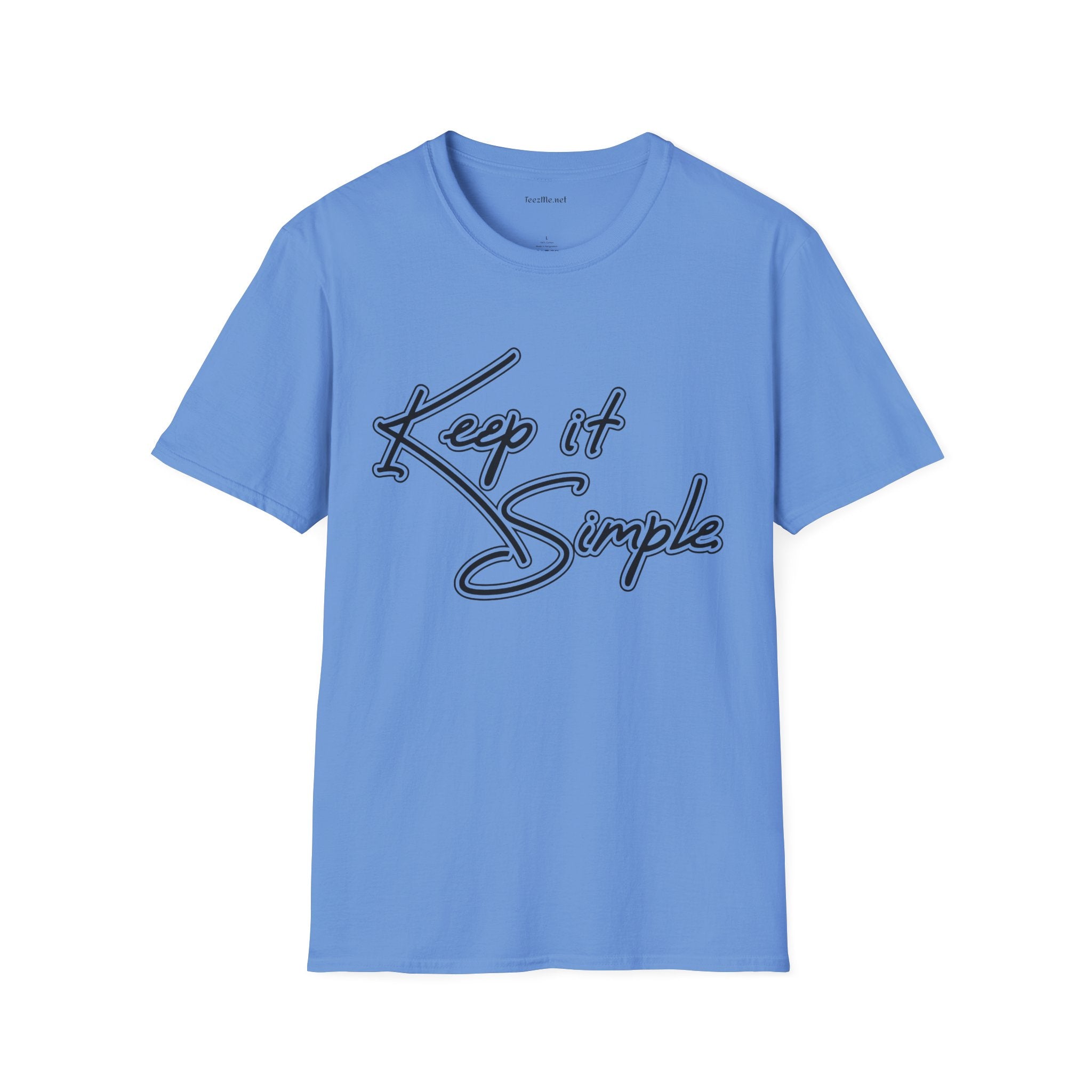 Keep It Simple T-Shirt — Minimalist Script Graphic Tee