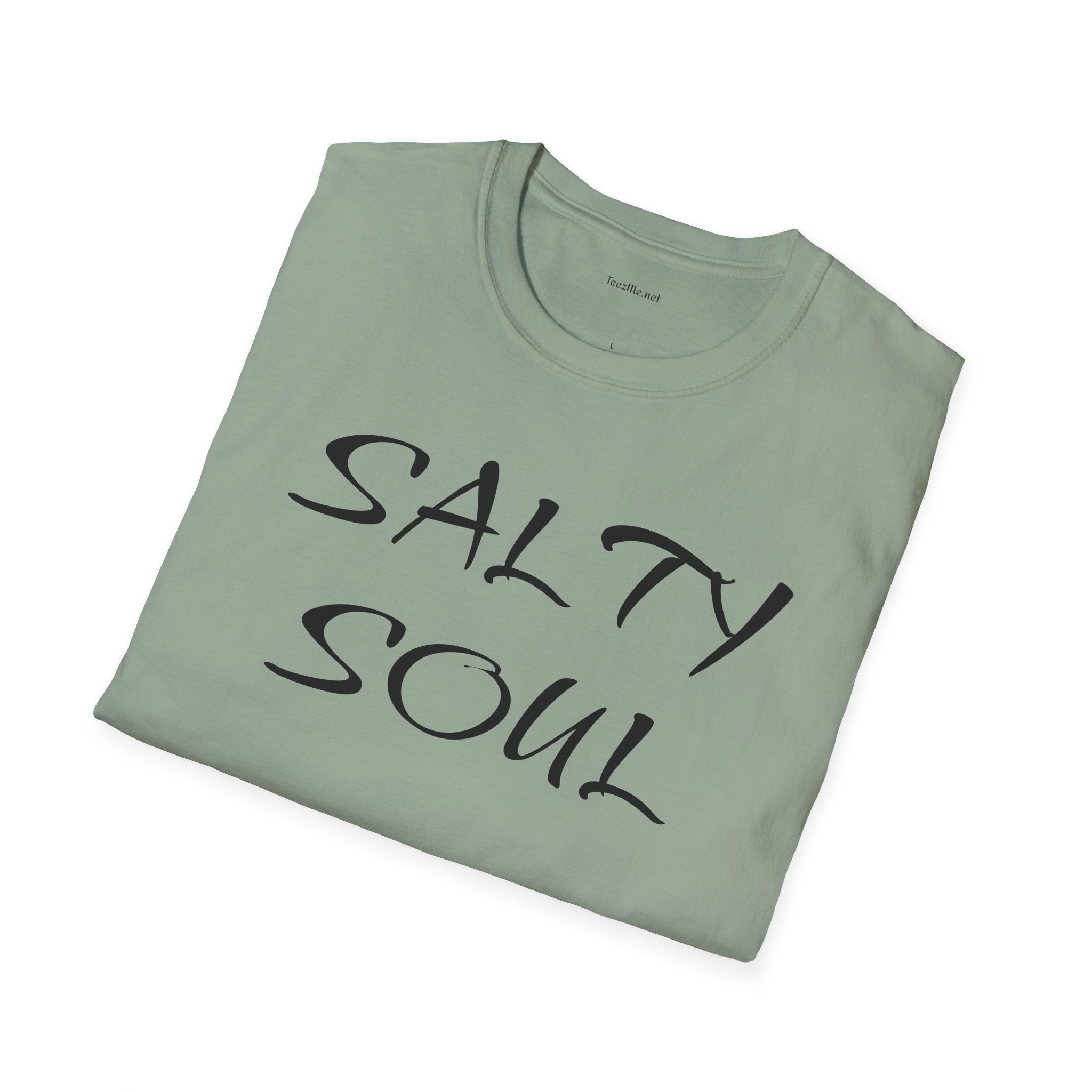 Salty Soul  - Unisex Softstyle T-Shirt 100% Cotton Graphic