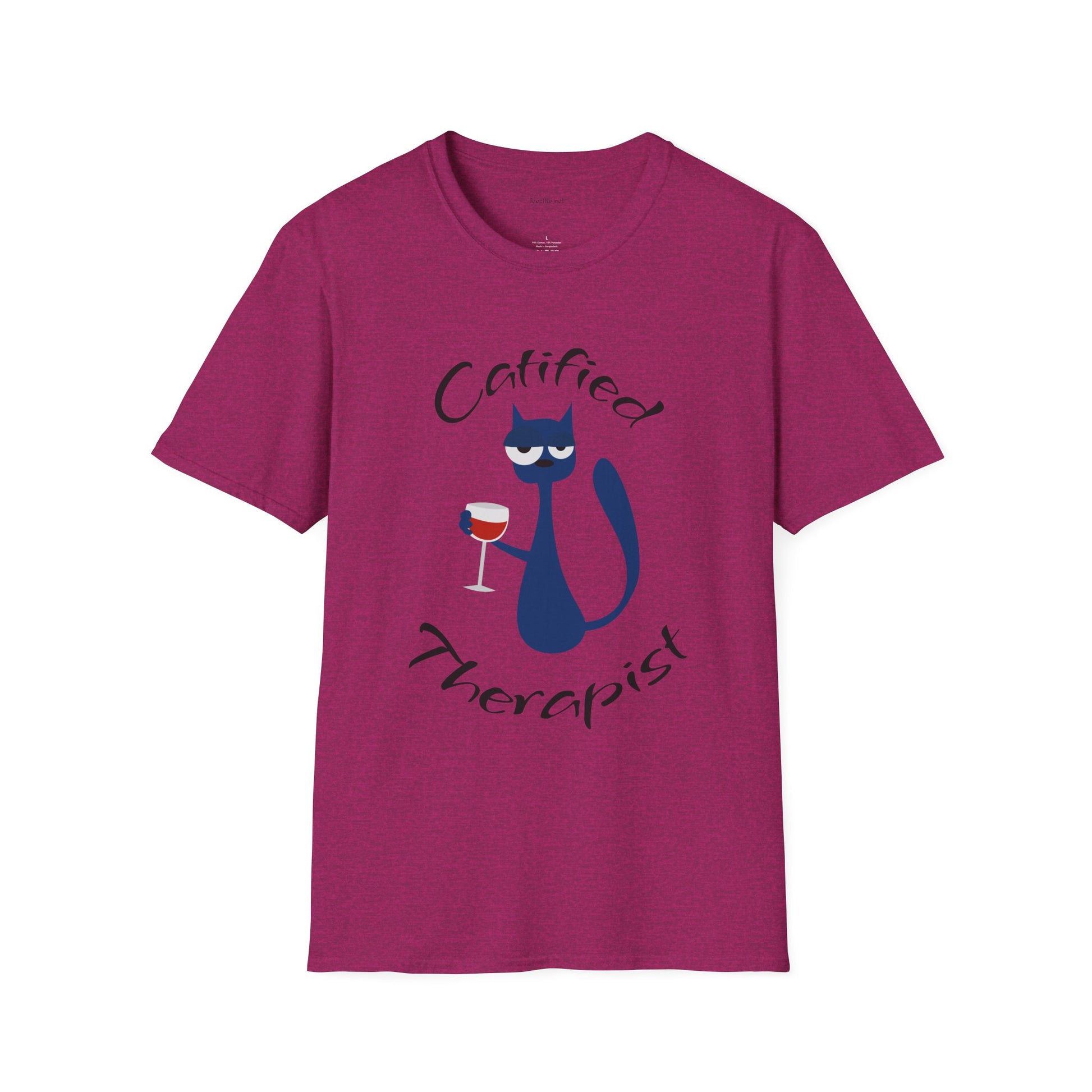 Catified Therapist - Unisex Softstyle T-Shirt 100% Cotton Graphic