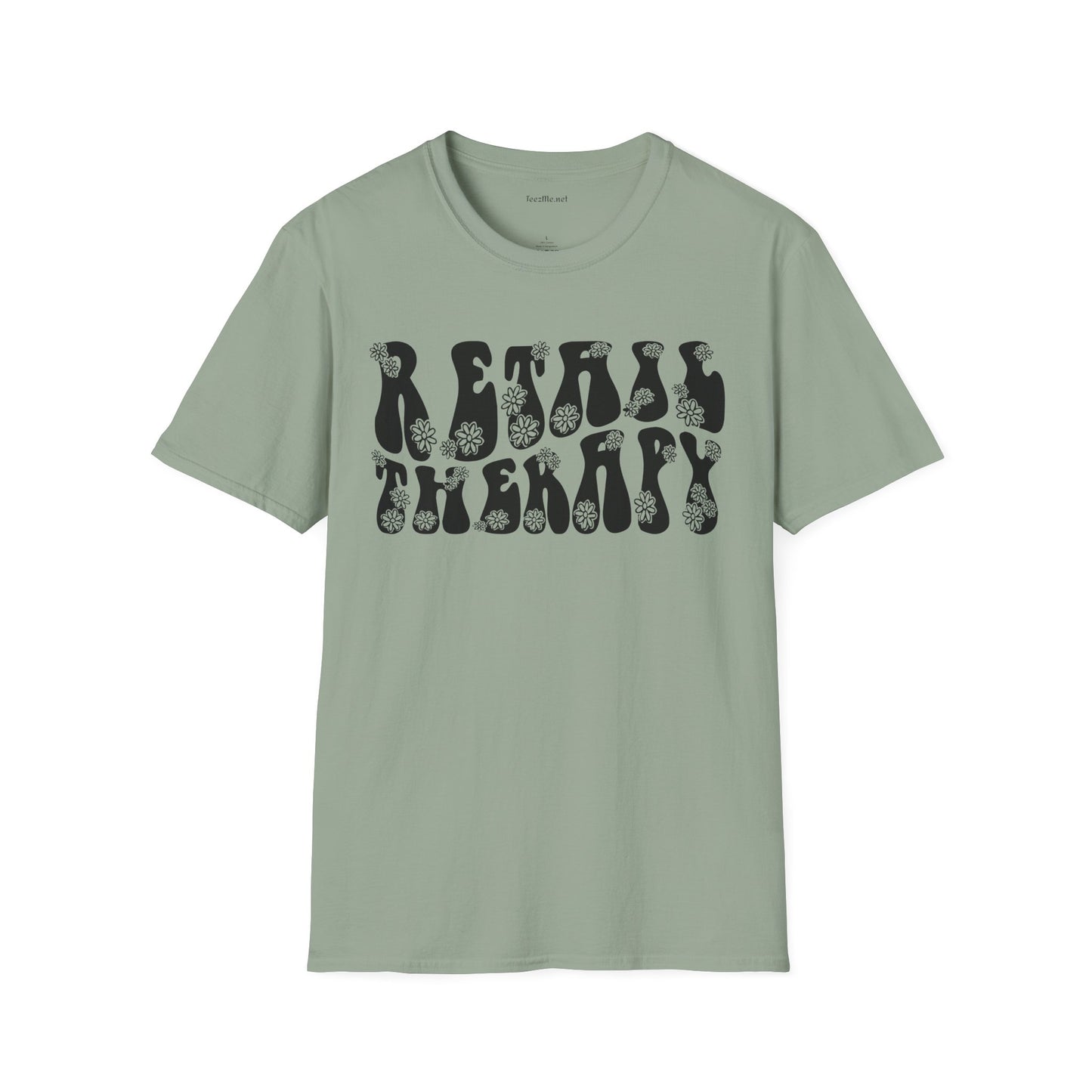 Retail Therapy Retro Unisex Softstyle T-Shirt 100% Cotton Graphic
