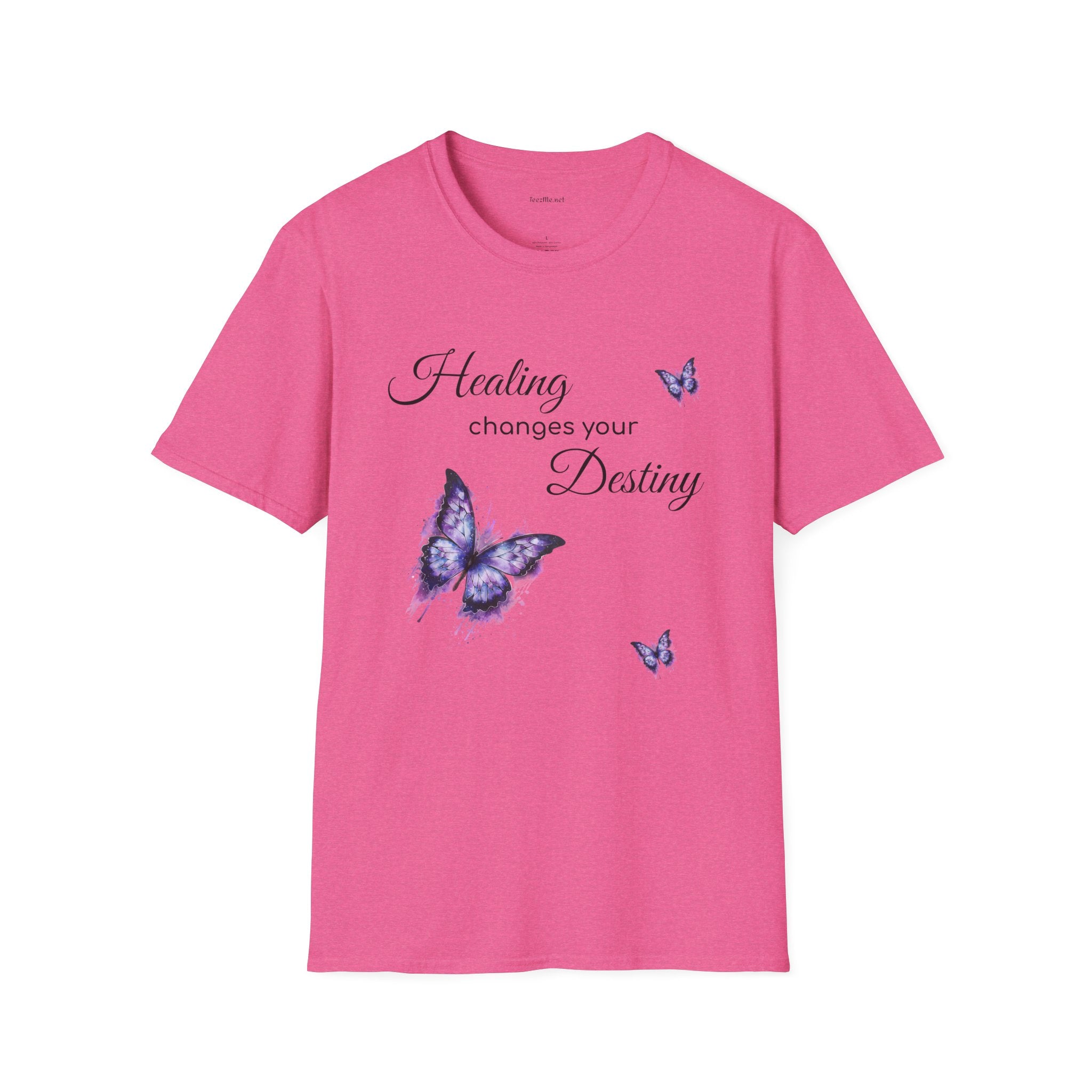 Healing changes your Destiny Unisex Softstyle T-Shirt 100% Cotton Graphic