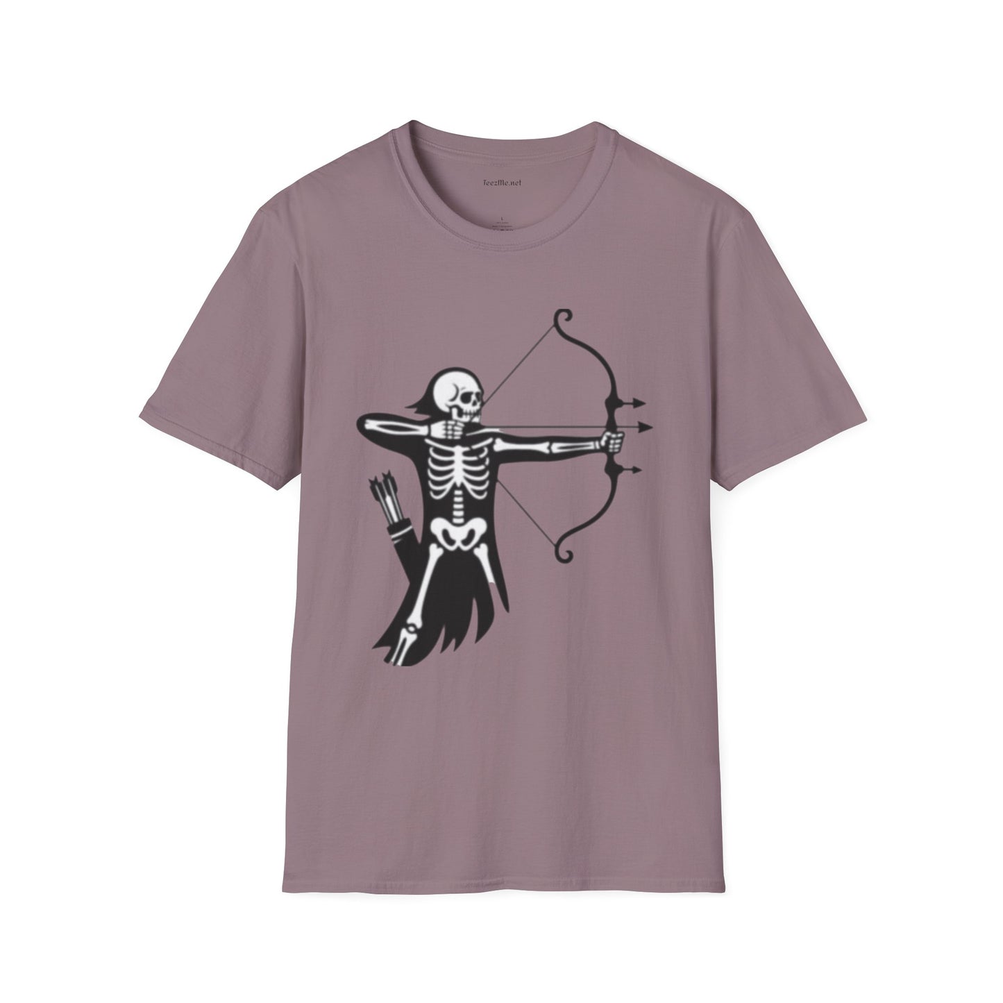 Skeleton Archer Unisex Softstyle T-Shirt 100% Cotton Graphic