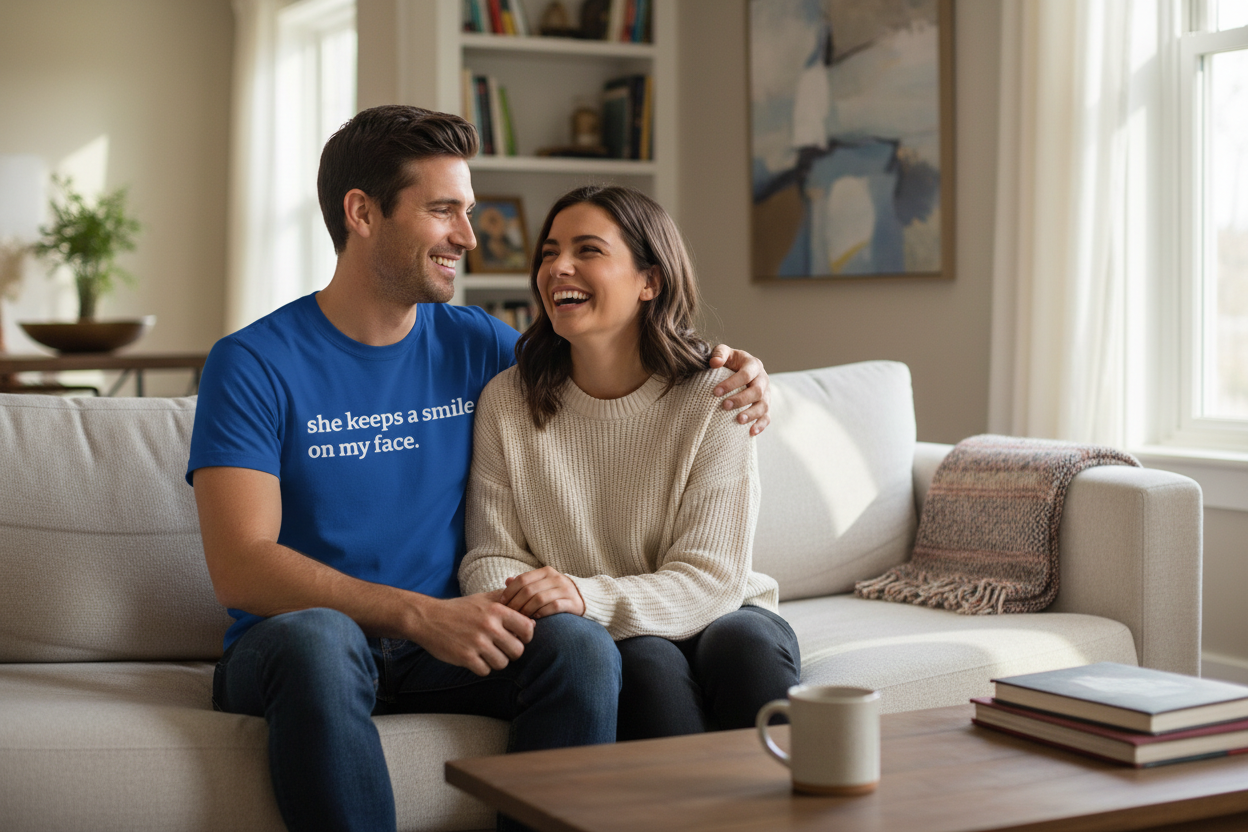 She Keeps a Smile On My Face T‑Shirt