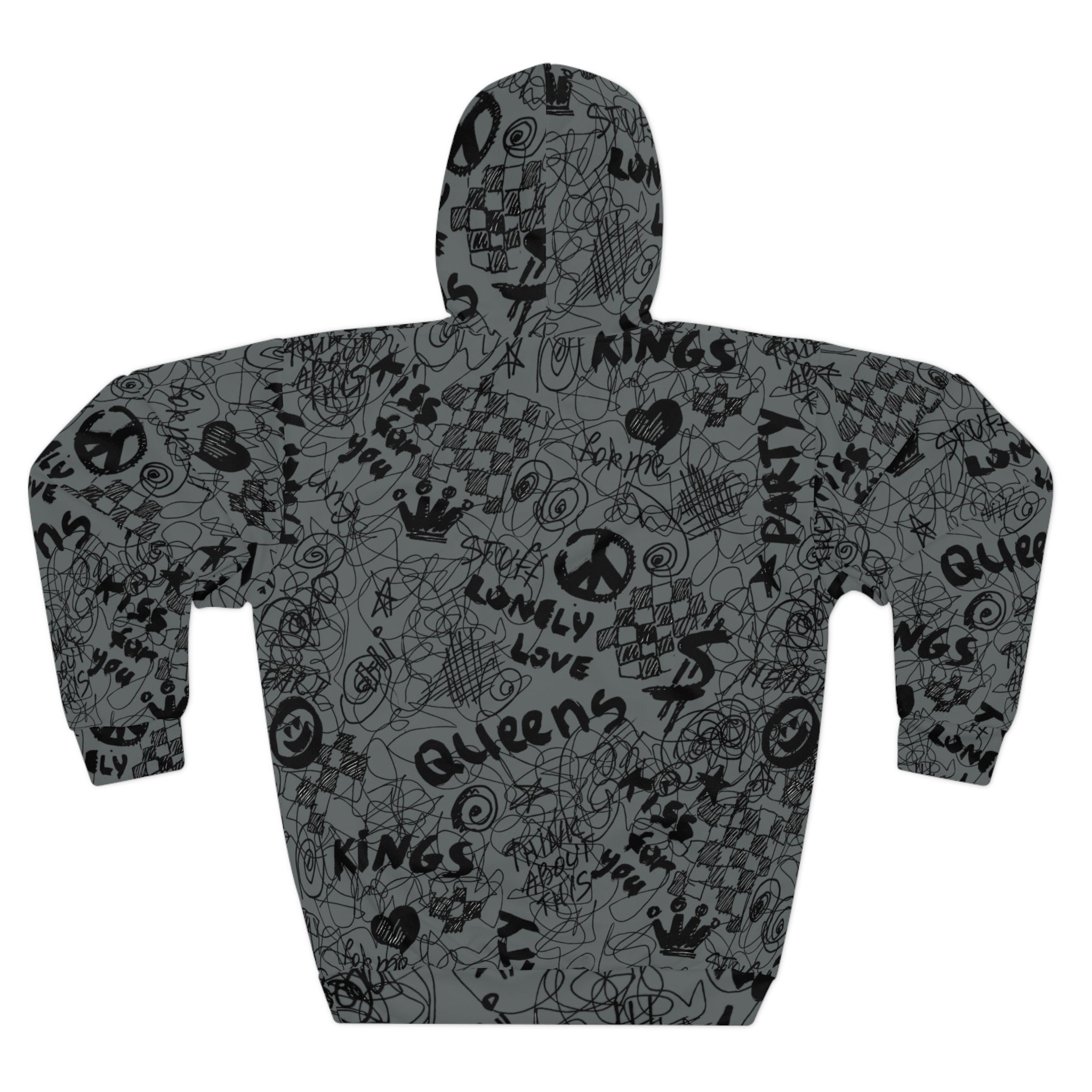 Street Style Grunge - Unisex Pullover Hoodie (AOP)