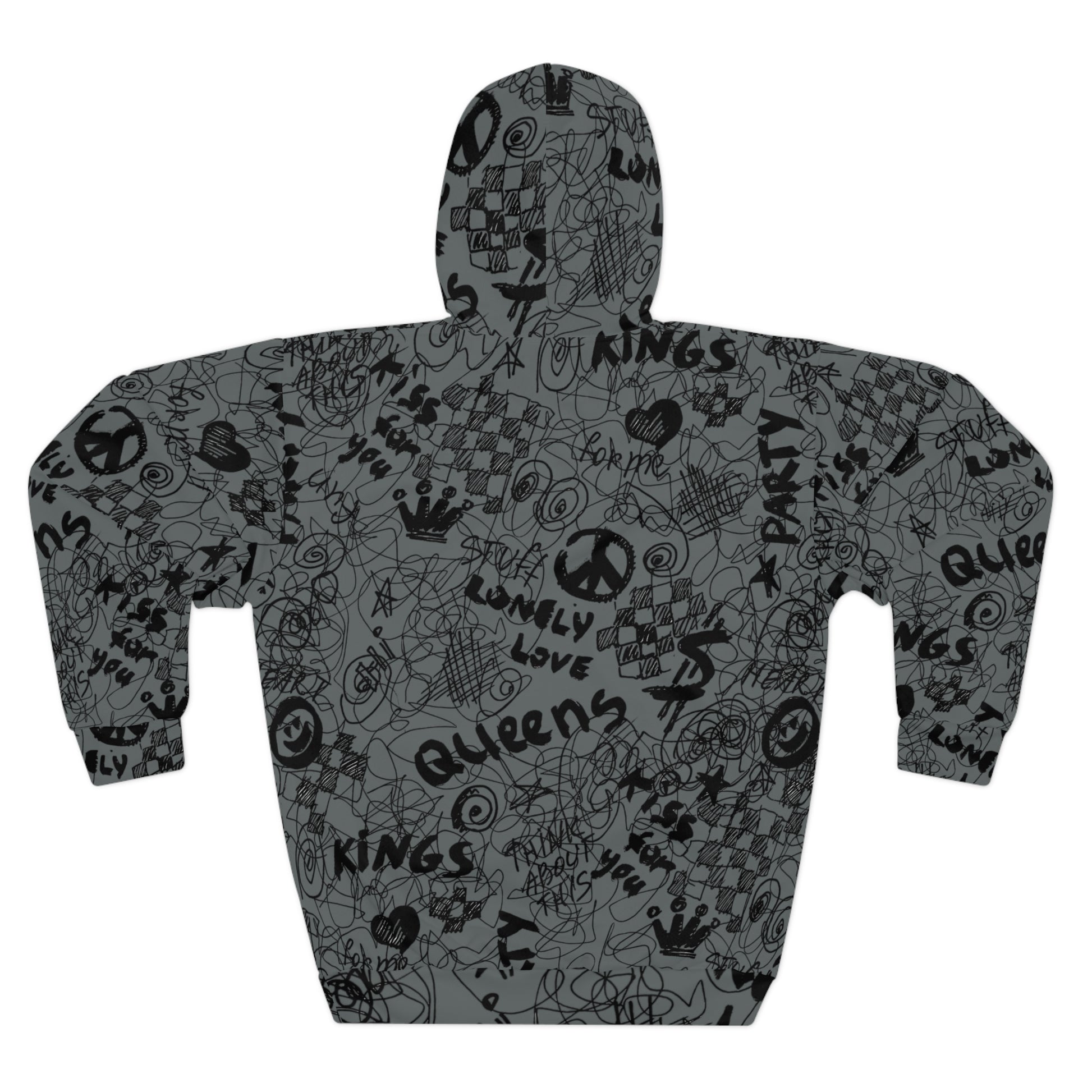 Street Style Grunge - Unisex Pullover Hoodie (AOP)