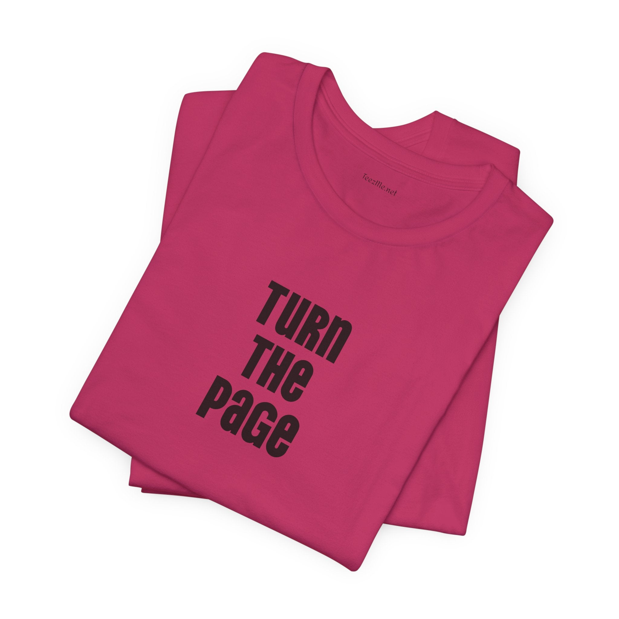Turn the Page - Unisex Jersey Short Sleeve Tee