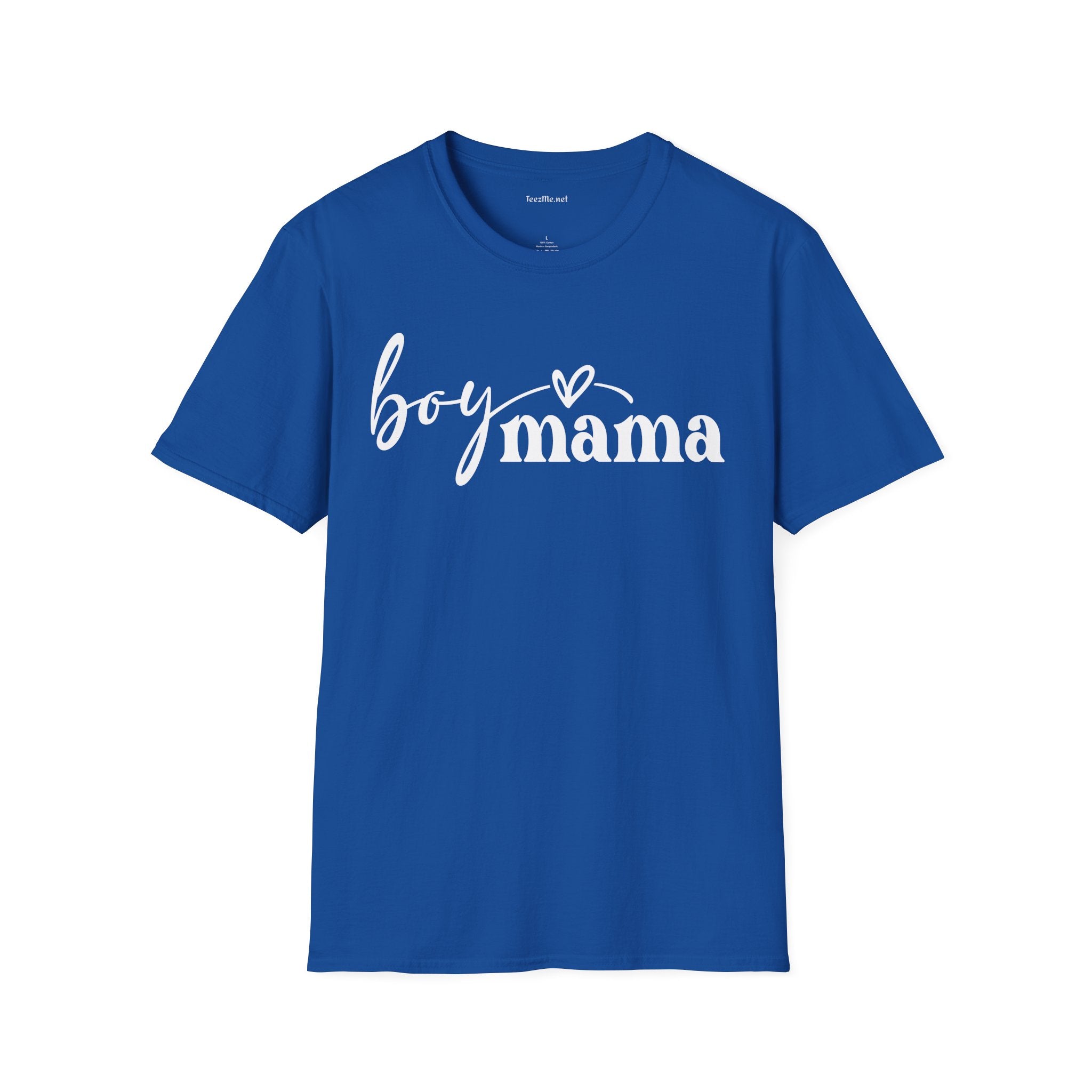 Boy Mama 01 Unisex SoftStyle T-Shirt 100% Cotton Graphic