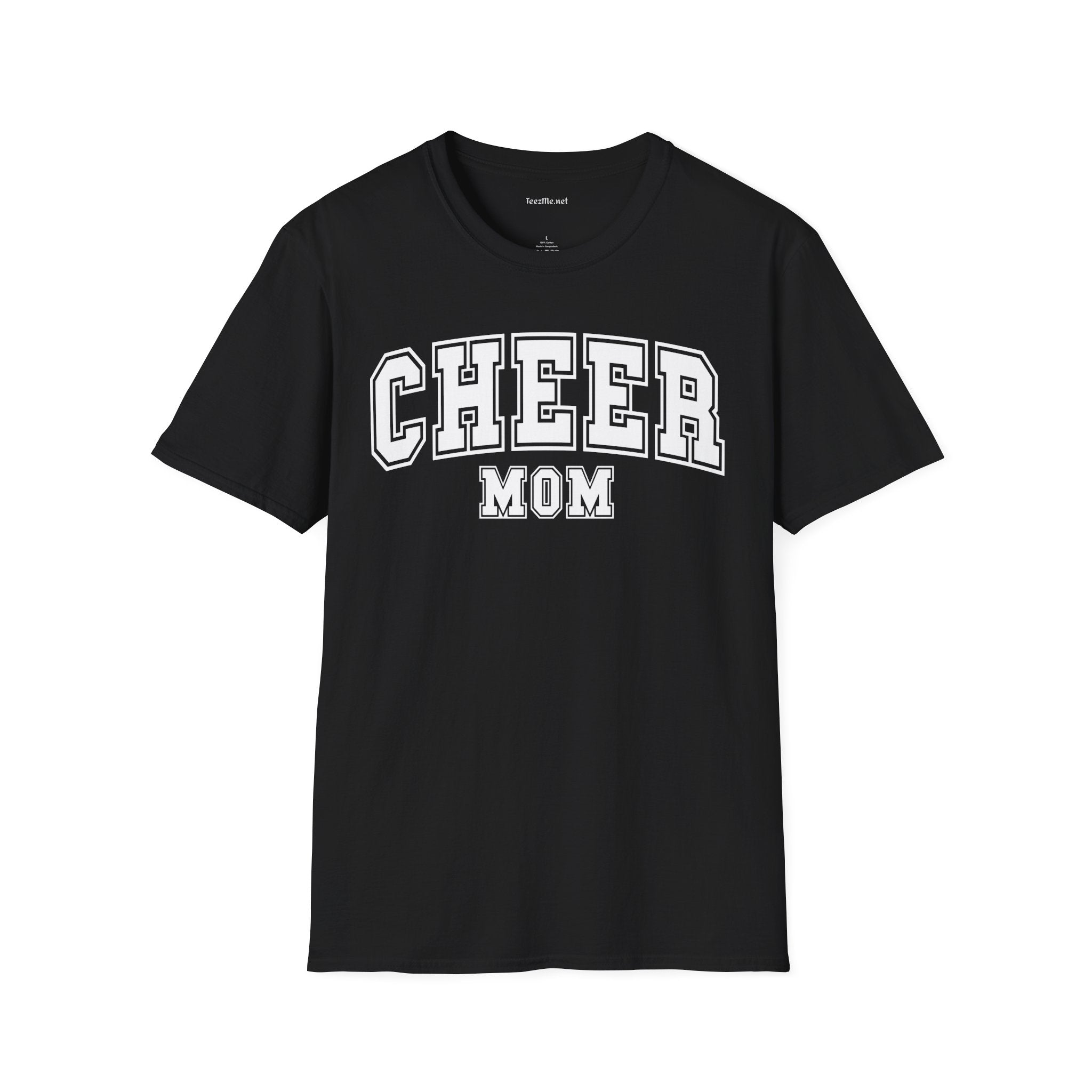 Cheer Mom Unisex Soft Style T-Shirt 100% Cotton Graphic