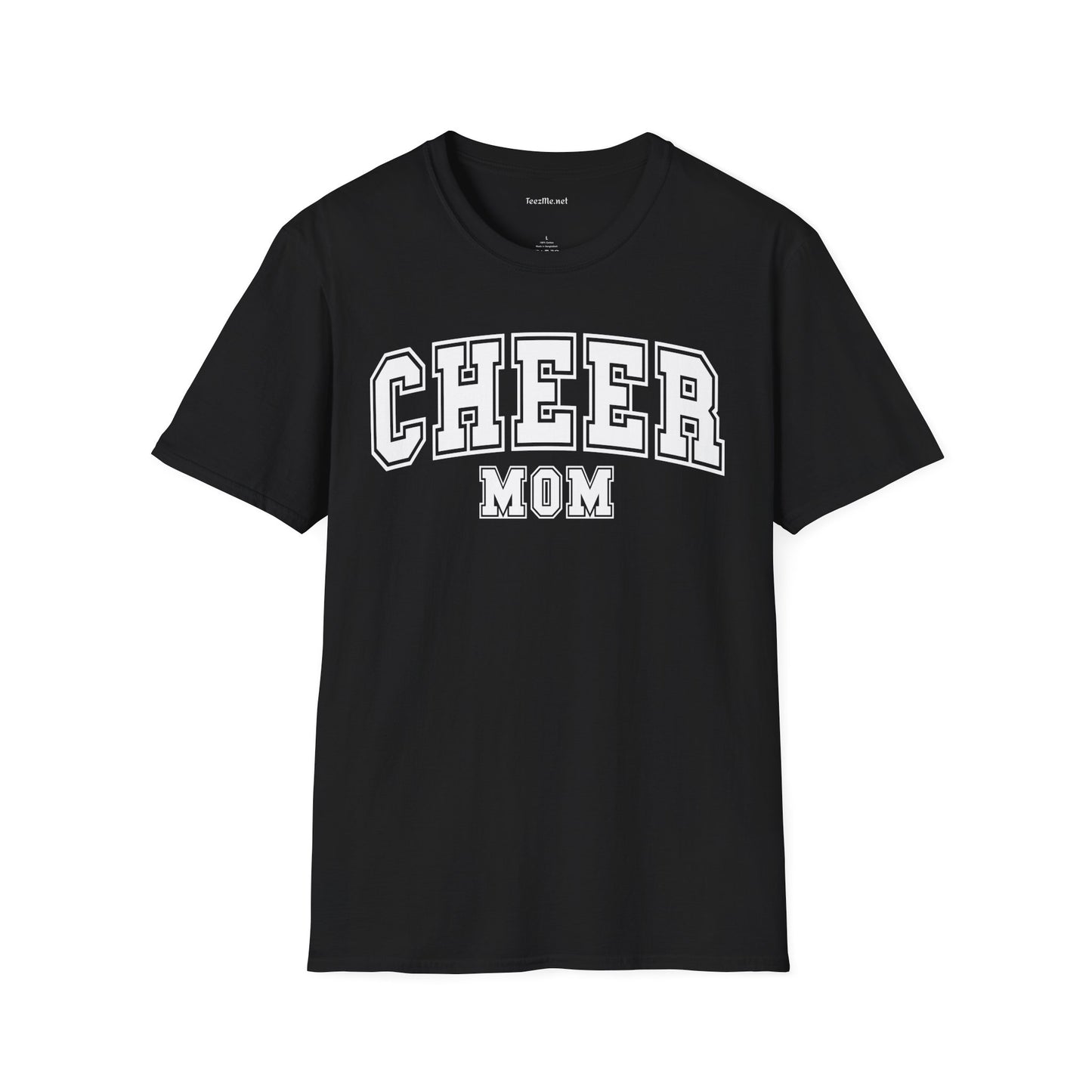 Cheer Mom Unisex Soft Style T-Shirt 100% Cotton Graphic
