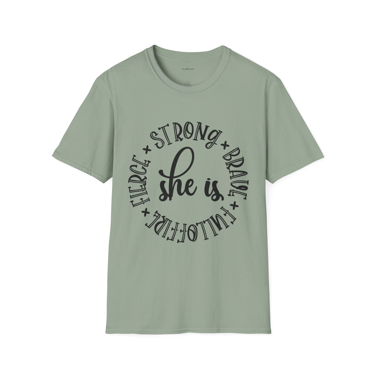 She is Strong - Unisex Softstyle T-Shirt 100% Cotton Graphic