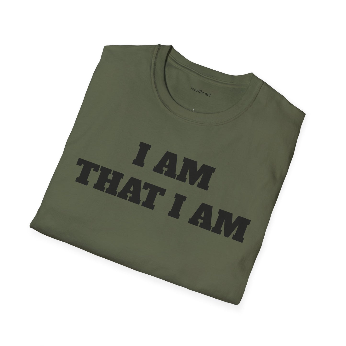 I AM THAT I AM - Unisex Softstyle T-Shirt 100% Cotton Graphic
