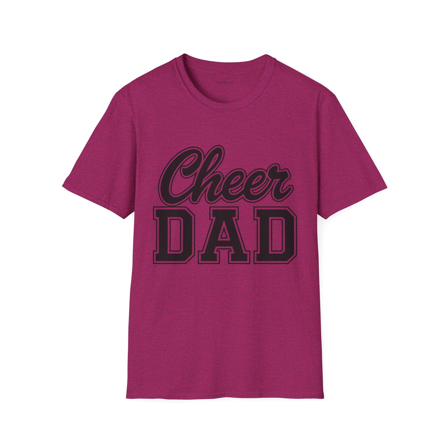 Cheer Dad Unisex Soft Style T-Shirt 100% Cotton Graphic