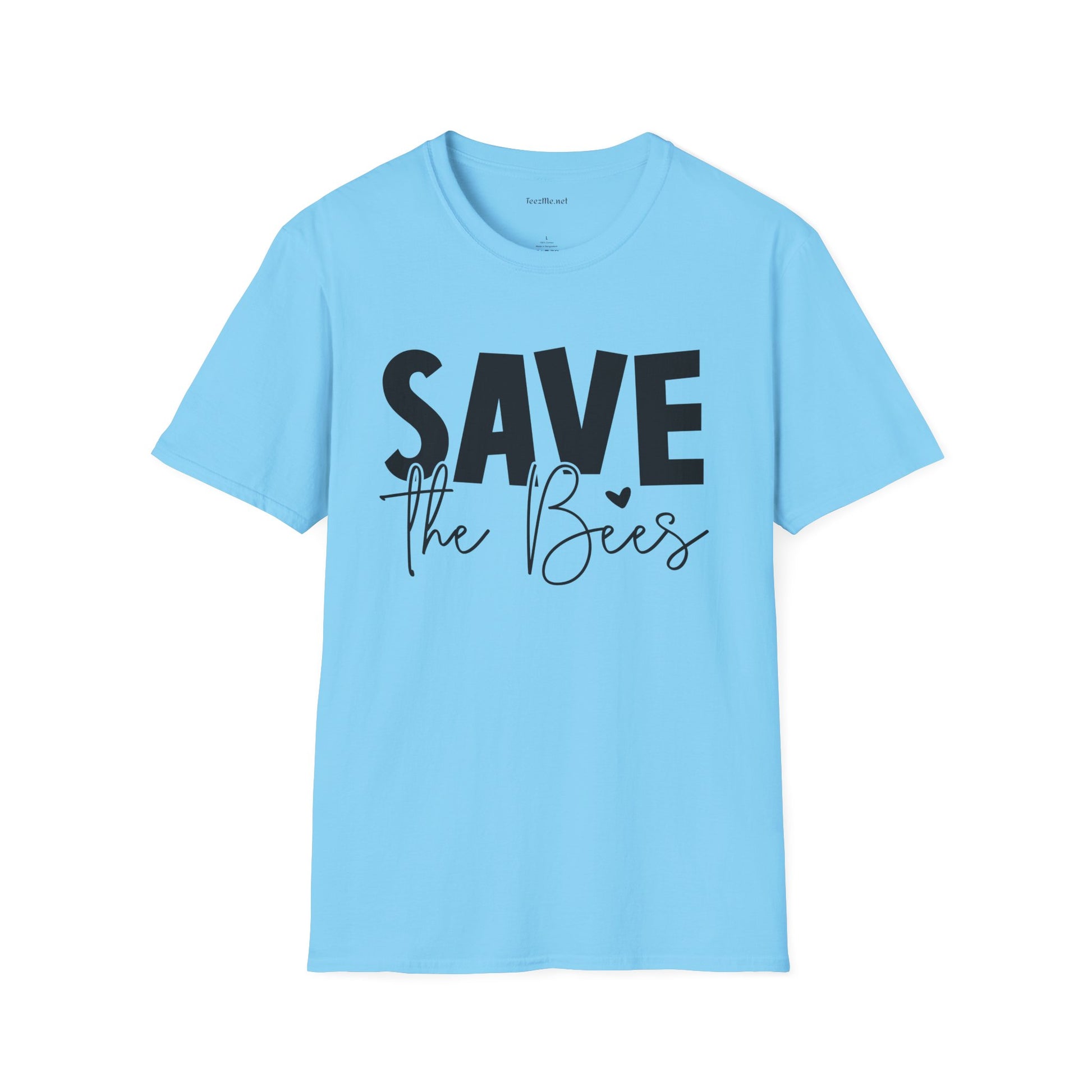Save The Bees 03 Unisex Soft Style T-Shirt 100% Cotton Graphic