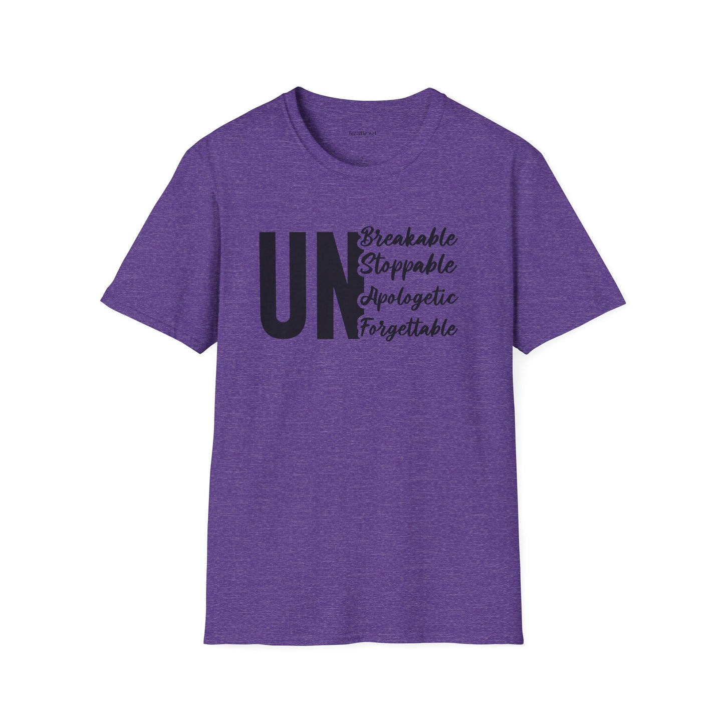 UnBreakable UnStoppable Unisex Soft Style T-Shirt 100% Cotton Graphic