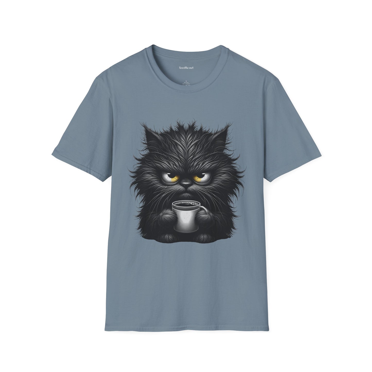 Adorable Grumpy Cat 01 Unisex SoftStyle T-Shirt 100% Cotton Graphic